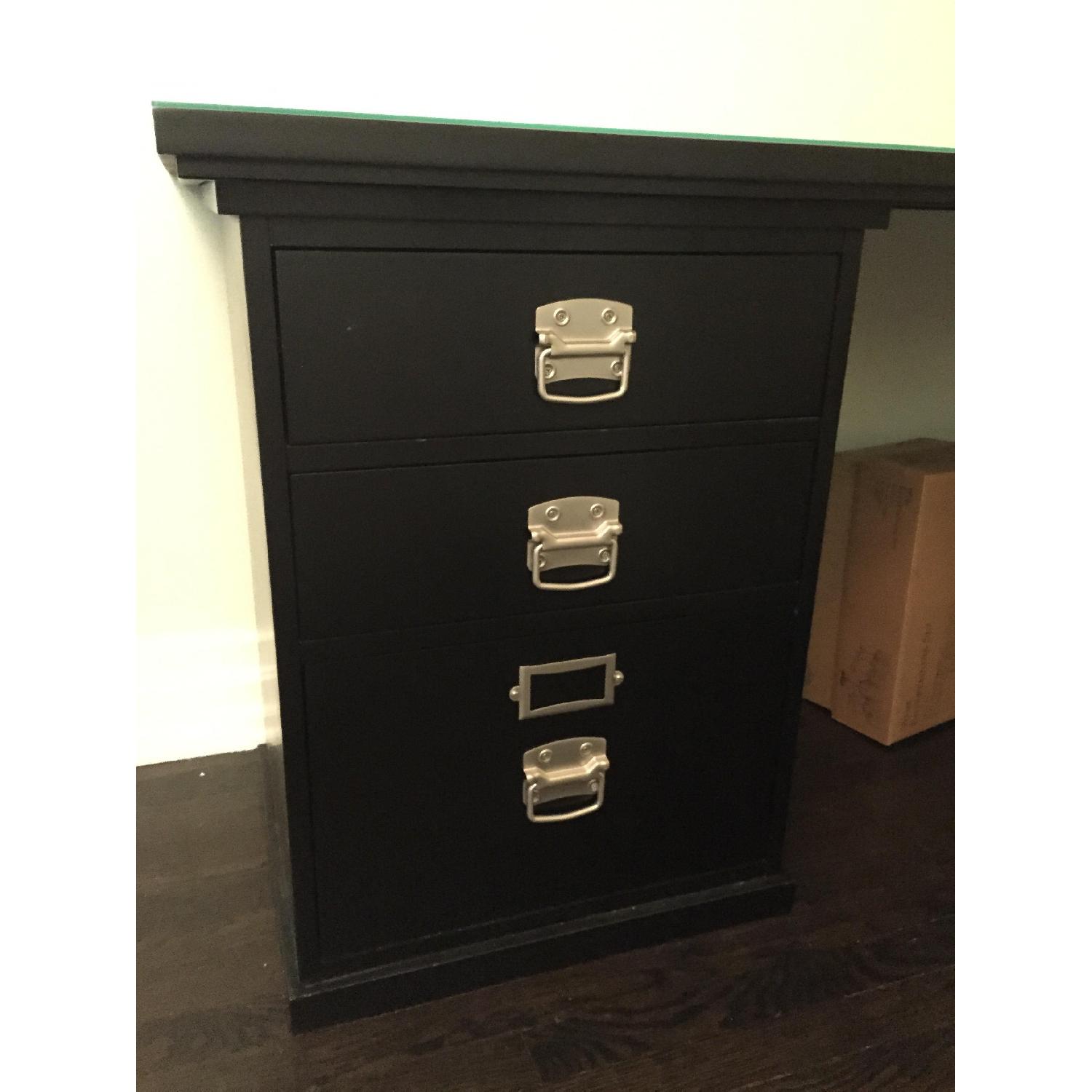 Pottery Barn Bedford Desk in Black - image-3