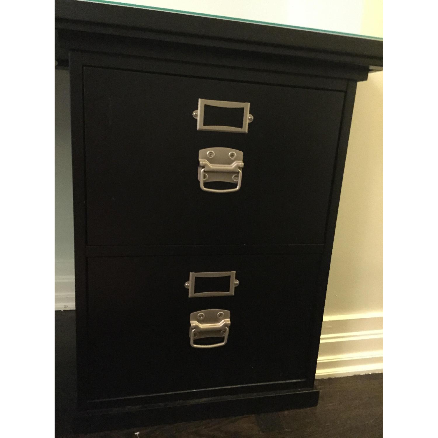 Pottery Barn Bedford Desk in Black - image-4