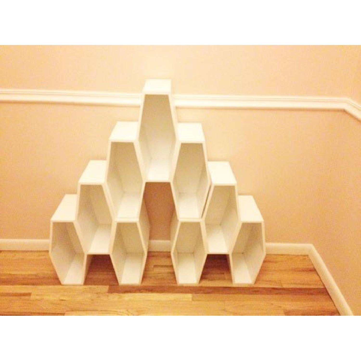 CB2 Hive Honeycomb Shelving Bookshelves - Set of 3 - image-2