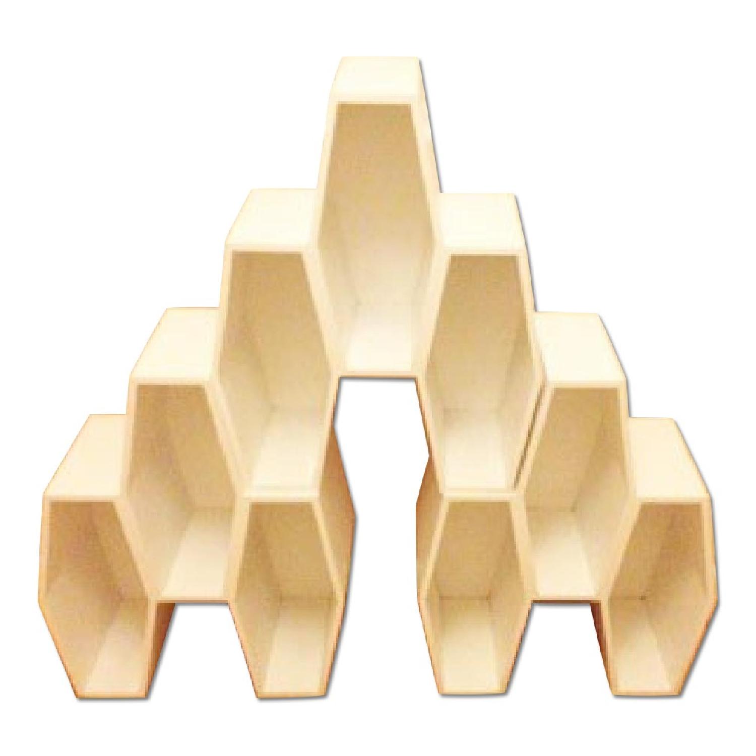 CB2 Hive Honeycomb Shelving Bookshelves - Set of 3 - image-0