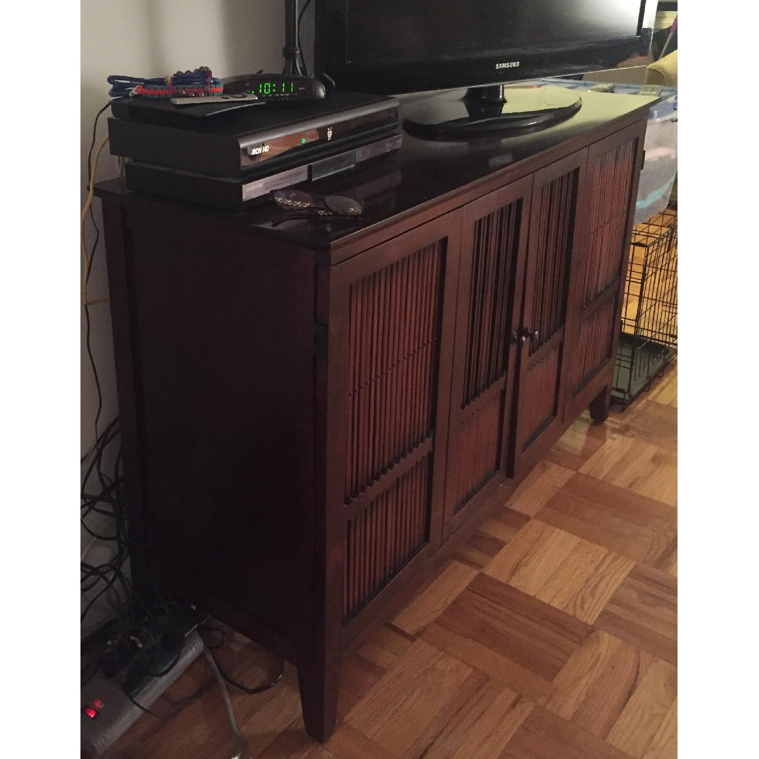 Pier 1 TV Stand w/ Storage AptDeco