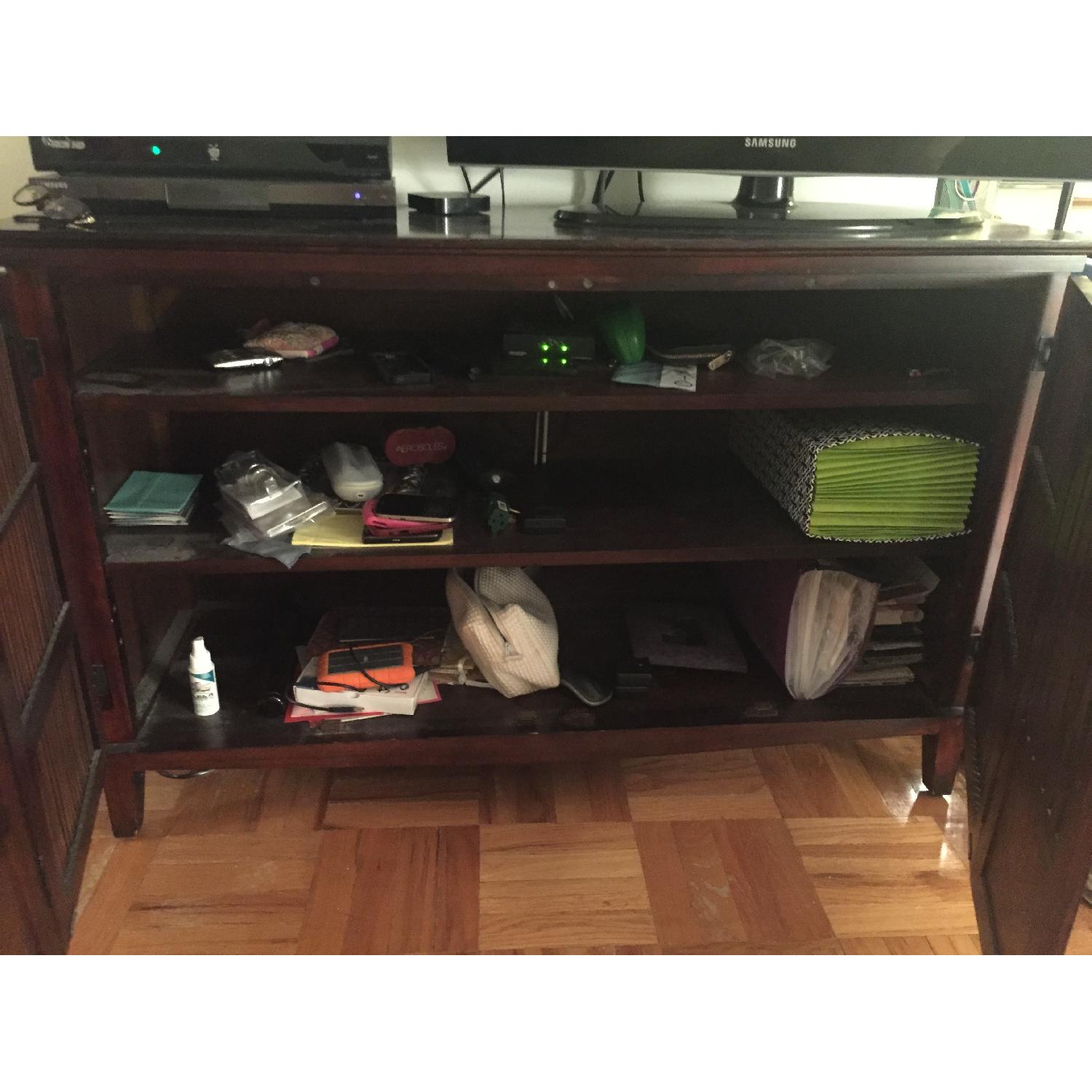 Pier 1 TV Stand w/ Storage - image-3