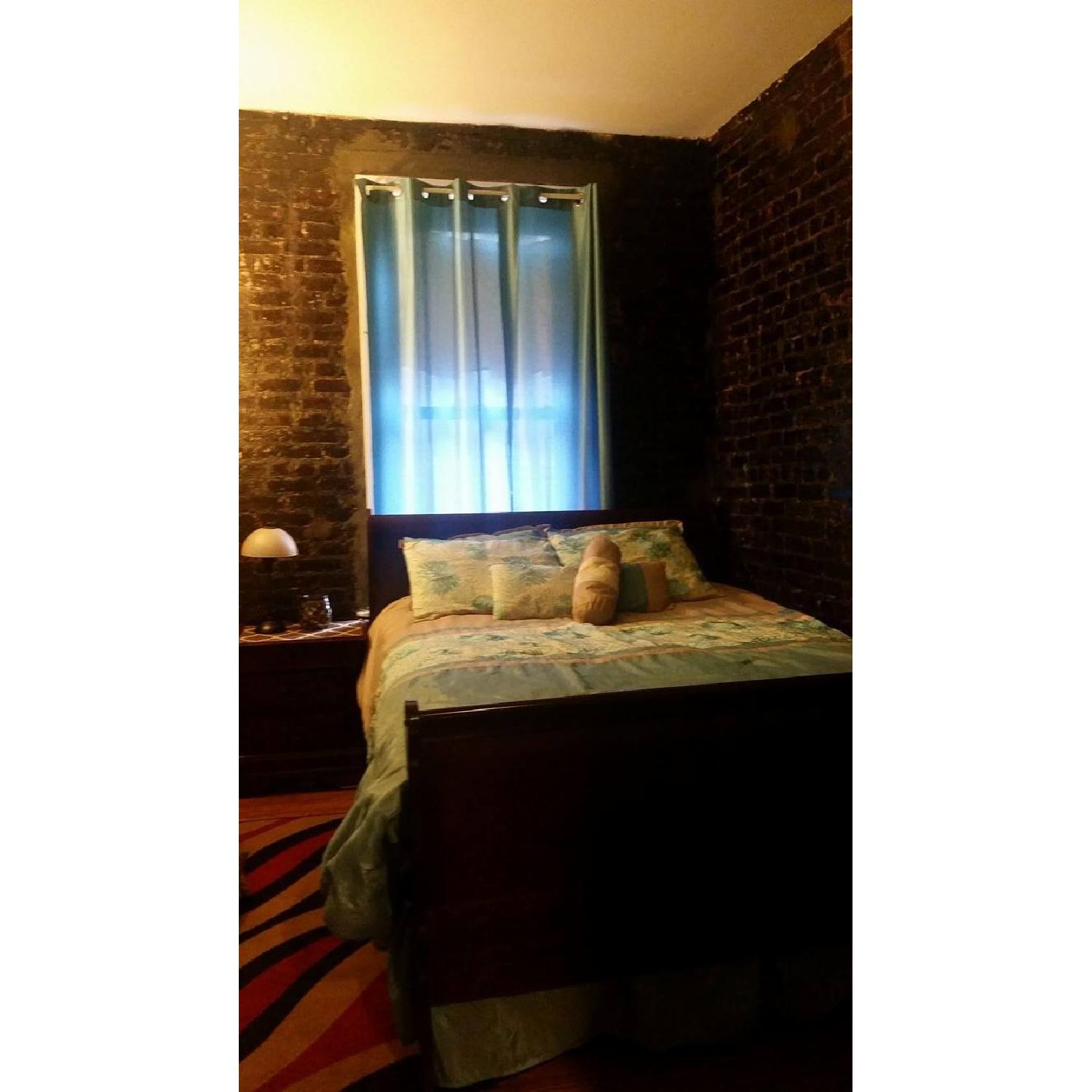 Queen Size Bed Frame + 2  Side Tables - image-5