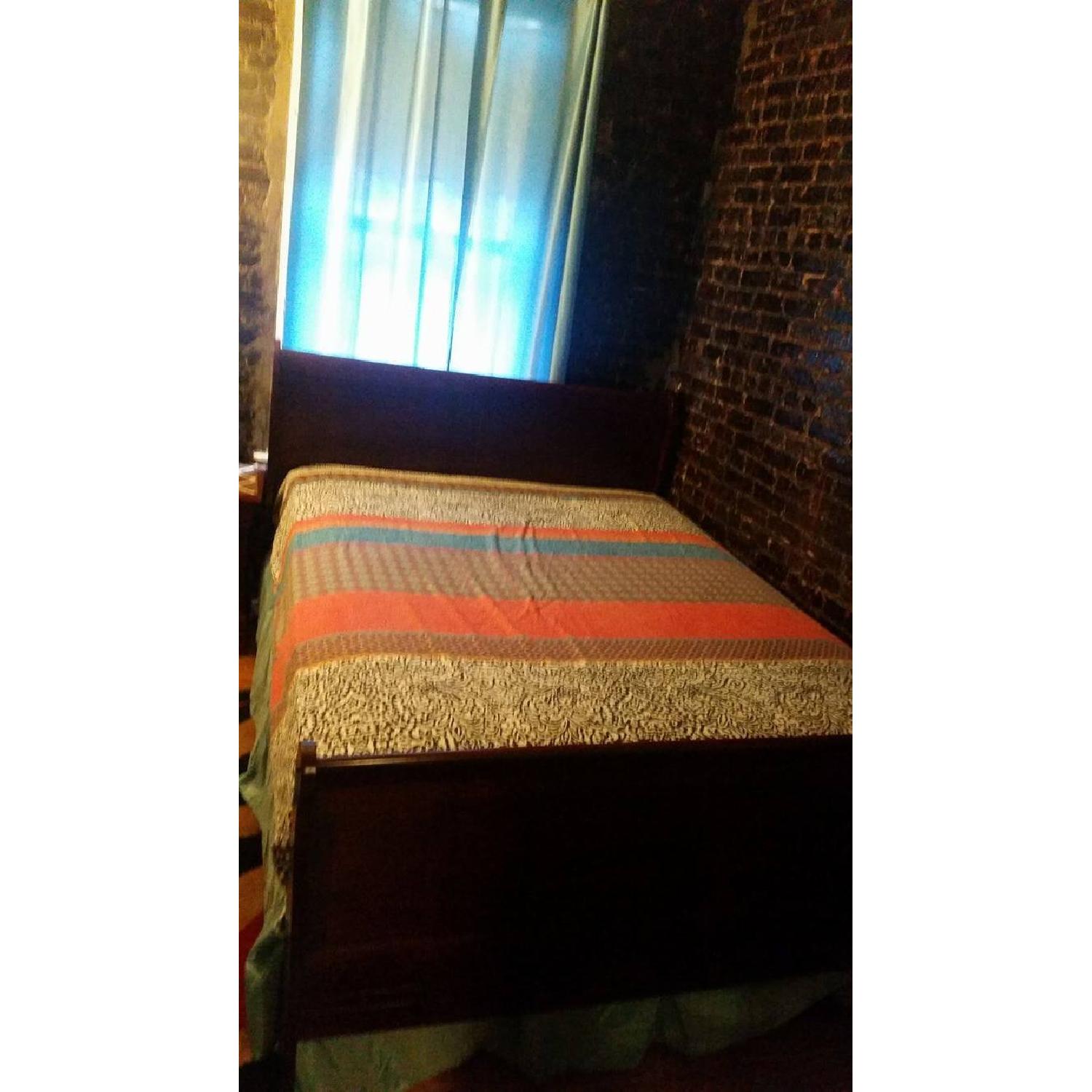 Queen Size Bed Frame + 2  Side Tables - image-9