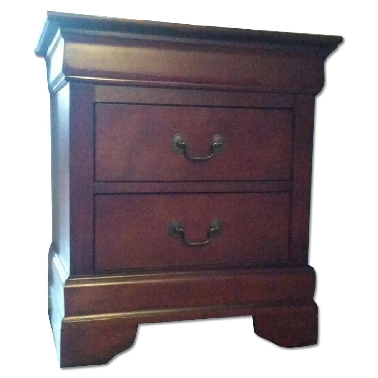 Queen Size Bed Frame + 2  Side Tables - image-10