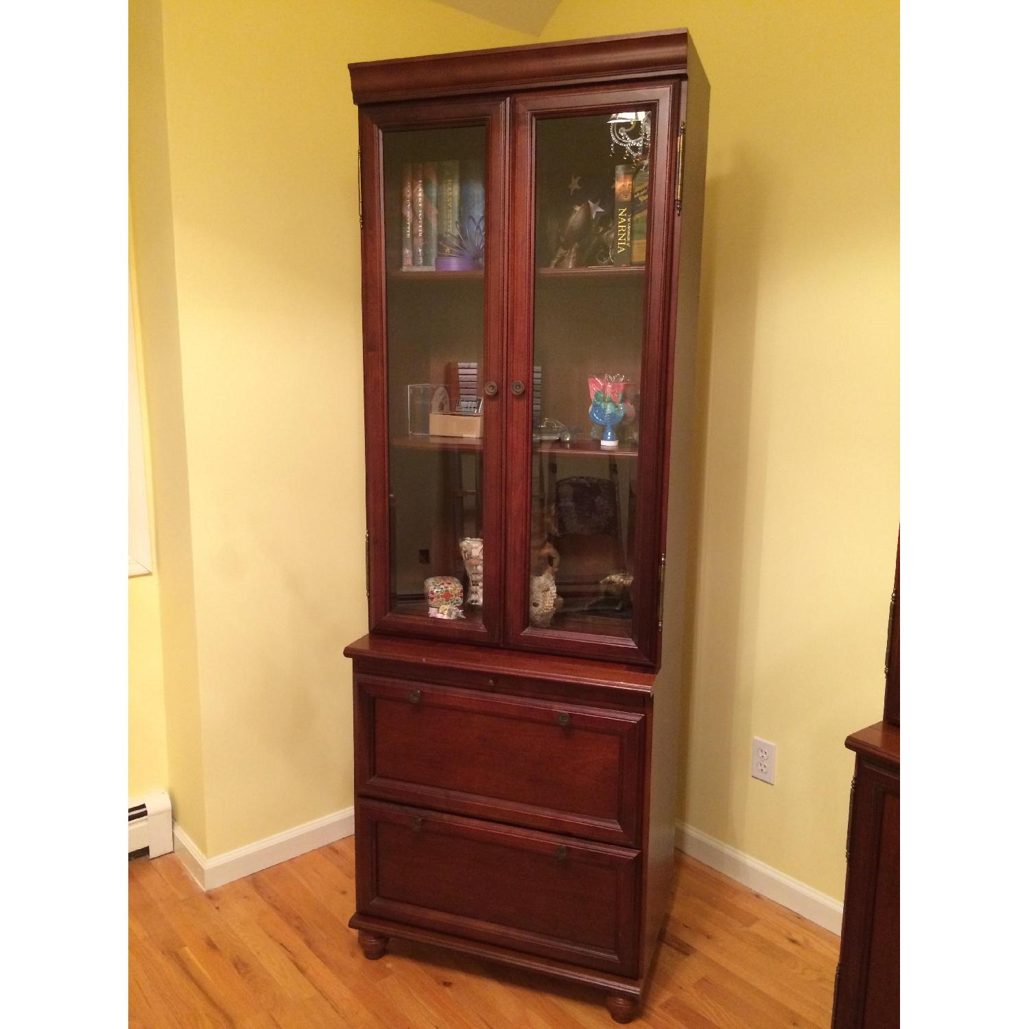 Bombay & Co. Bookcase w/ Storage - image-1
