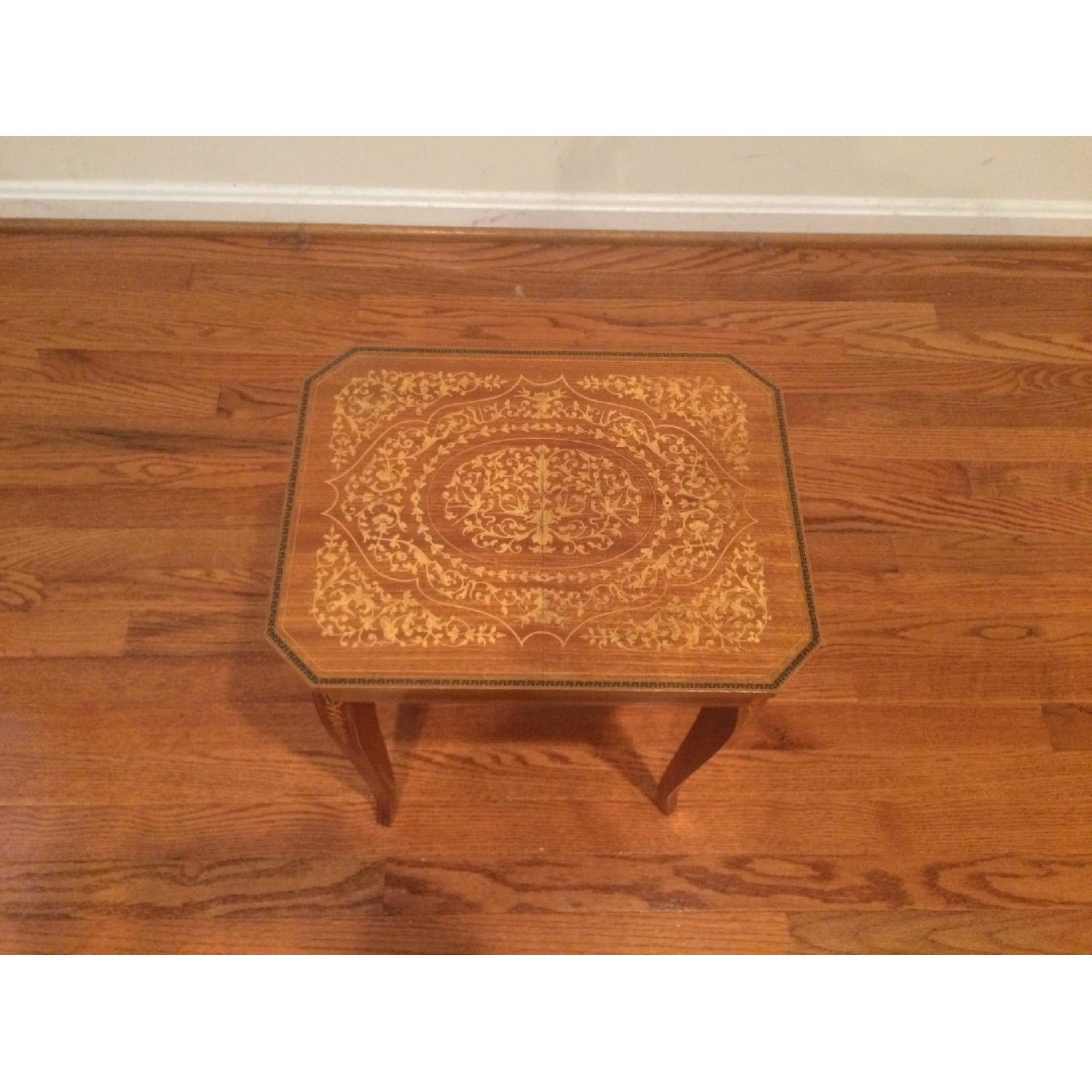 Jewelry Box Table with Swiss Reuge Music Box - image-3