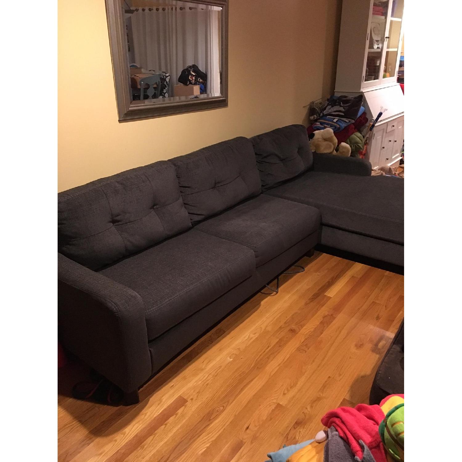 Ashley's Sectional Sofa w/ Chaise Lounge - image-5