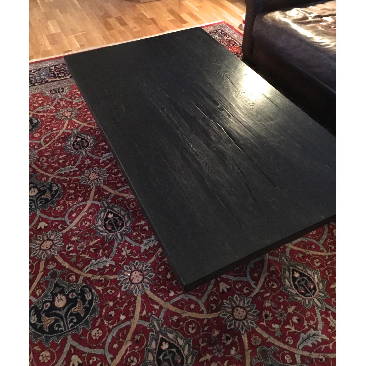 Restoration Hardware Reclaimed Russian Oak Plinth Coffee Table - image-2