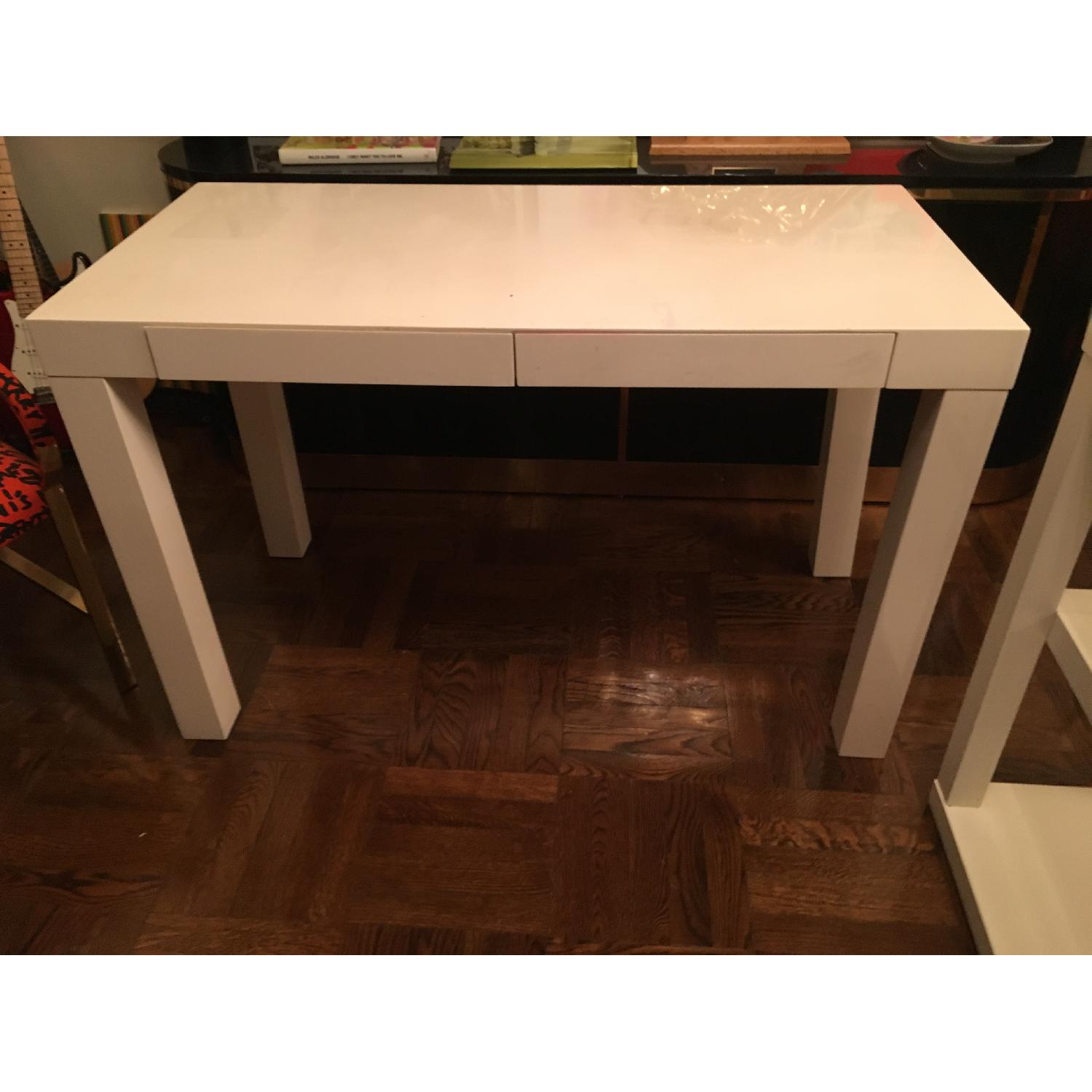 West Elm Wood Desk - image-1