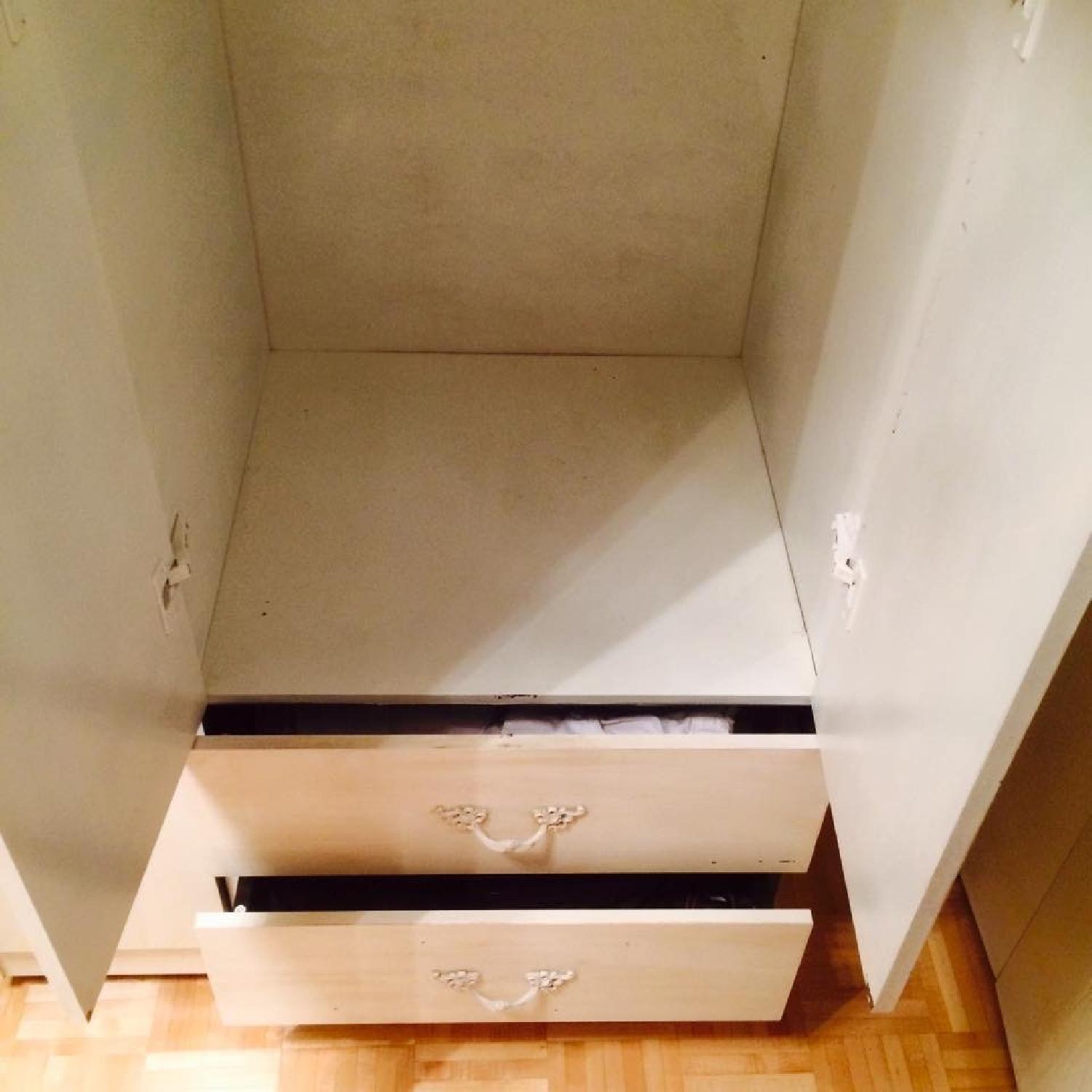 Birch Wood Wardrobe/Armoire - image-2