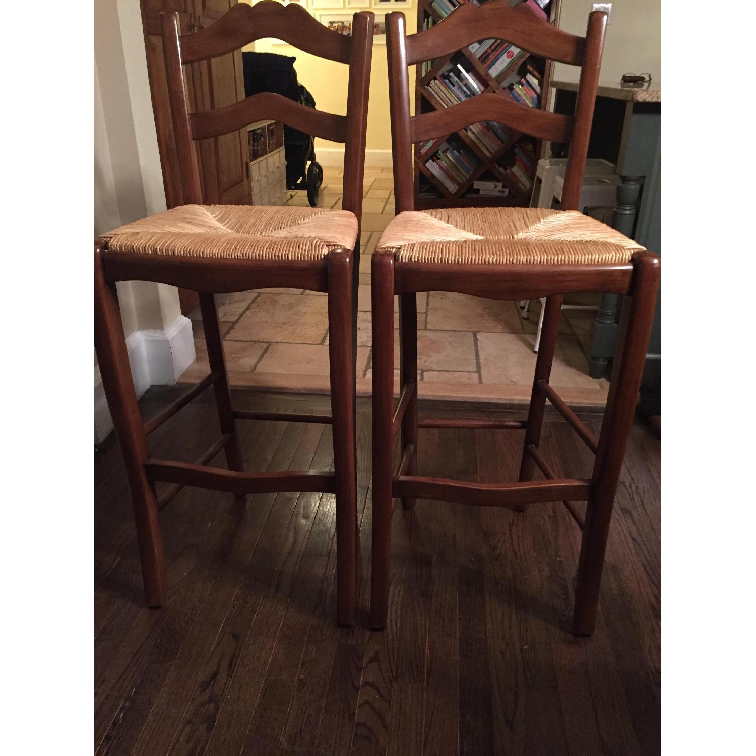 Ballard Designs Kitchen Bar Stools - Pair - image-1