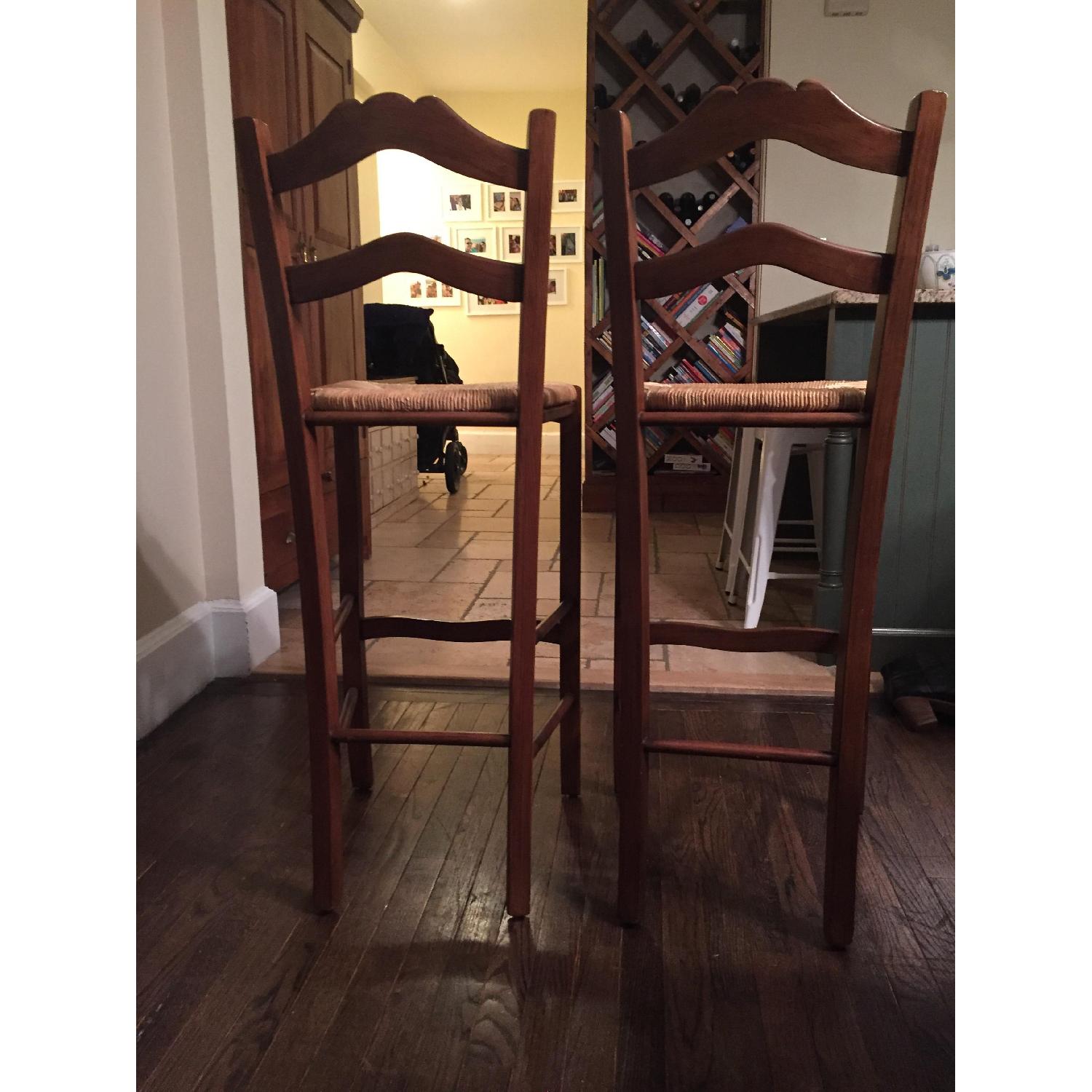 Ballard Designs Kitchen Bar Stools - Pair - image-3