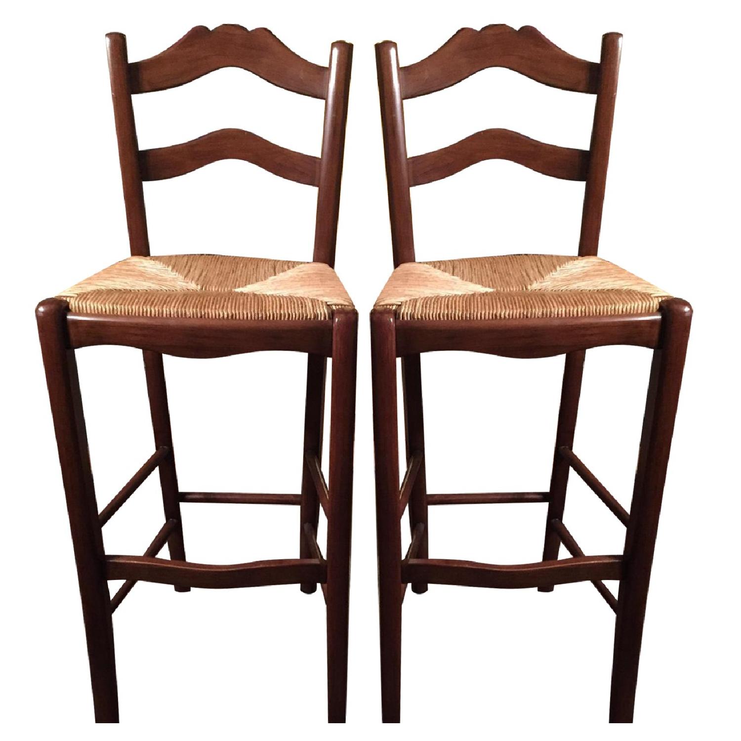 Ballard Designs Kitchen Bar Stools - Pair - image-5