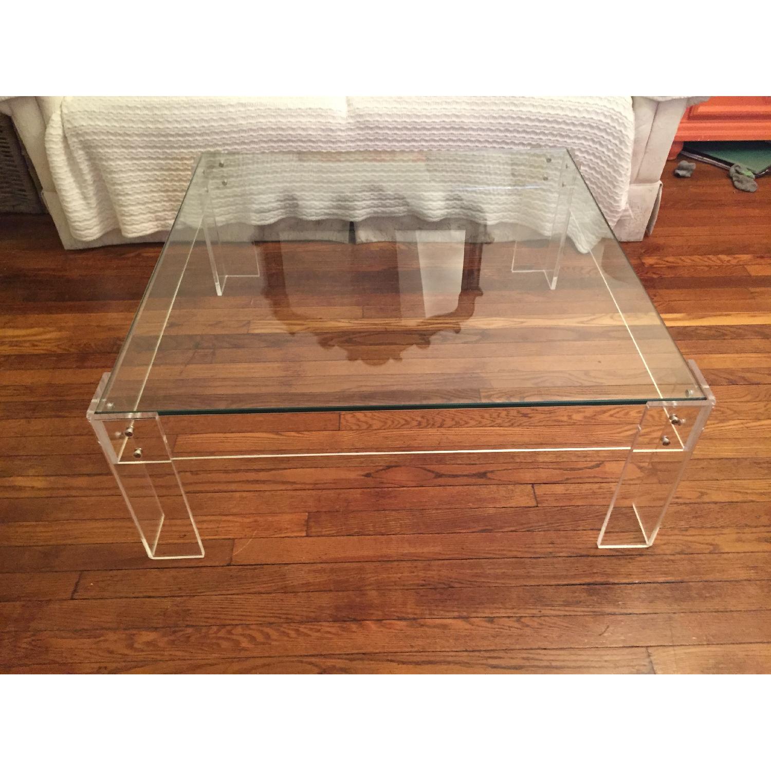 Wisteria Acrylic & Glass Acrylic Coffee Table - image-1