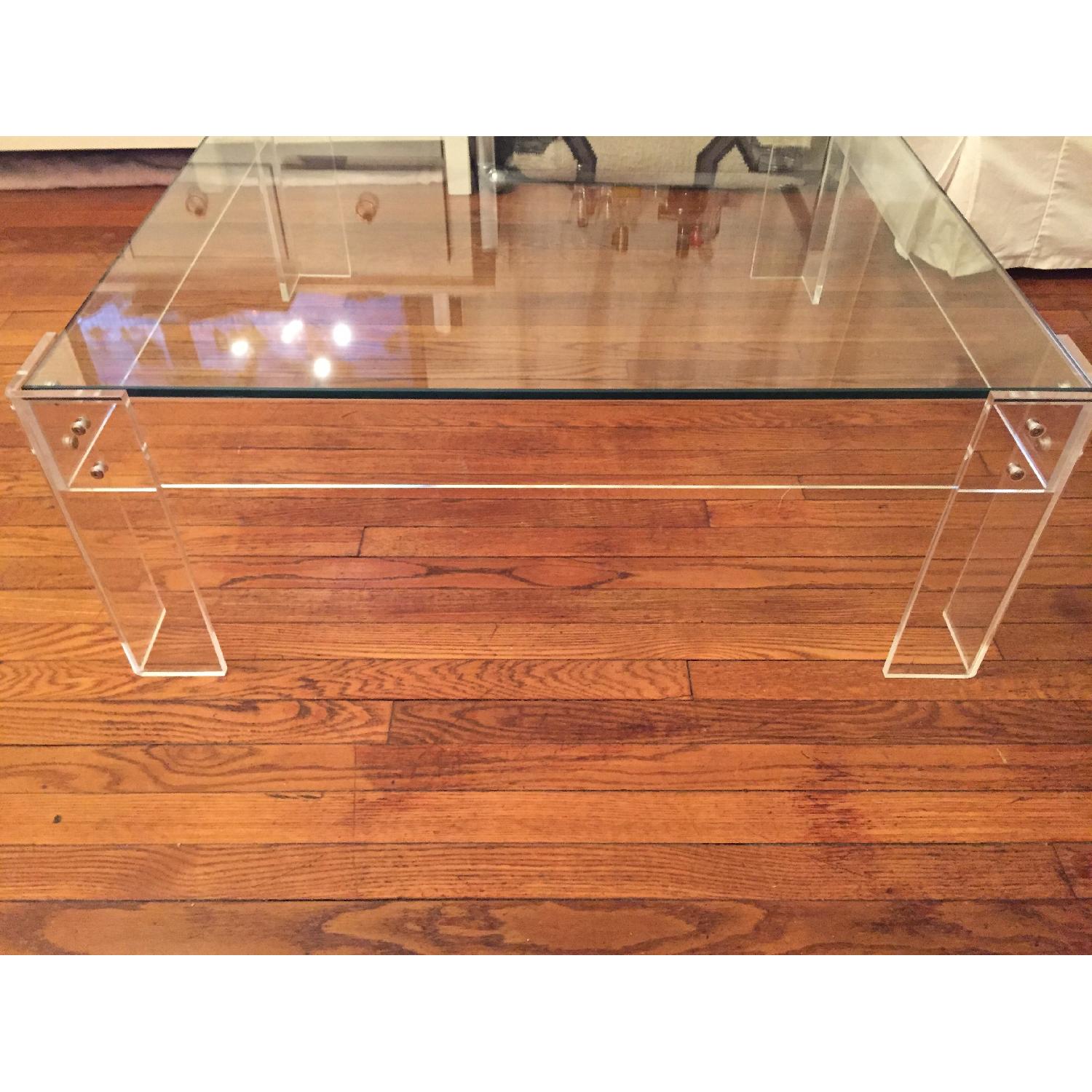 Wisteria Acrylic & Glass Acrylic Coffee Table - image-4