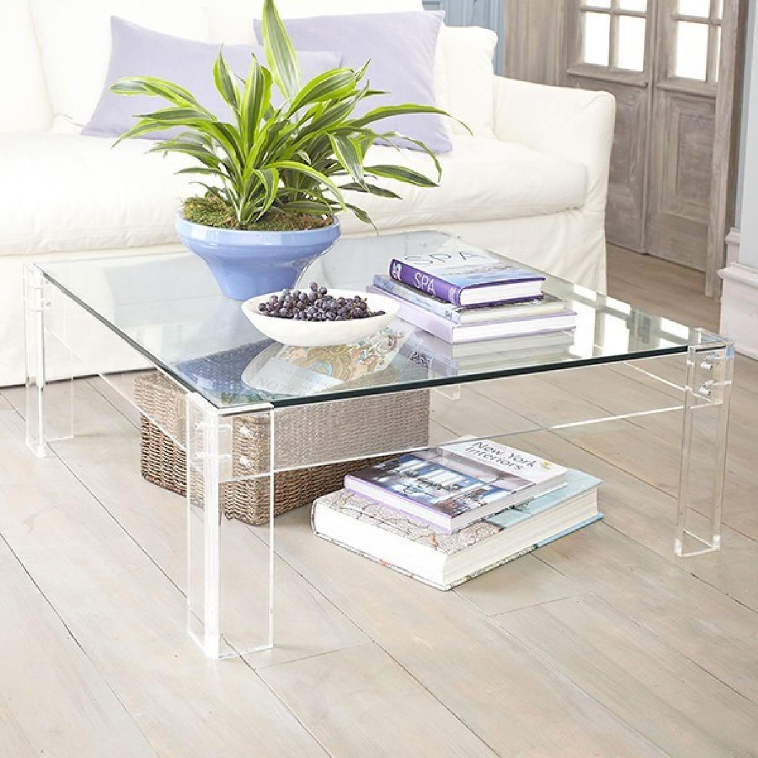 Wisteria Acrylic & Glass Acrylic Coffee Table - image-8