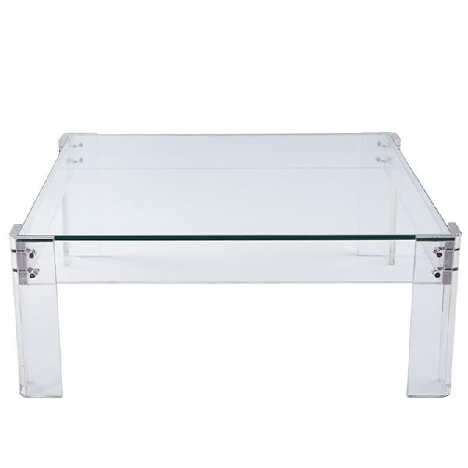 Wisteria Acrylic & Glass Acrylic Coffee Table - image-9