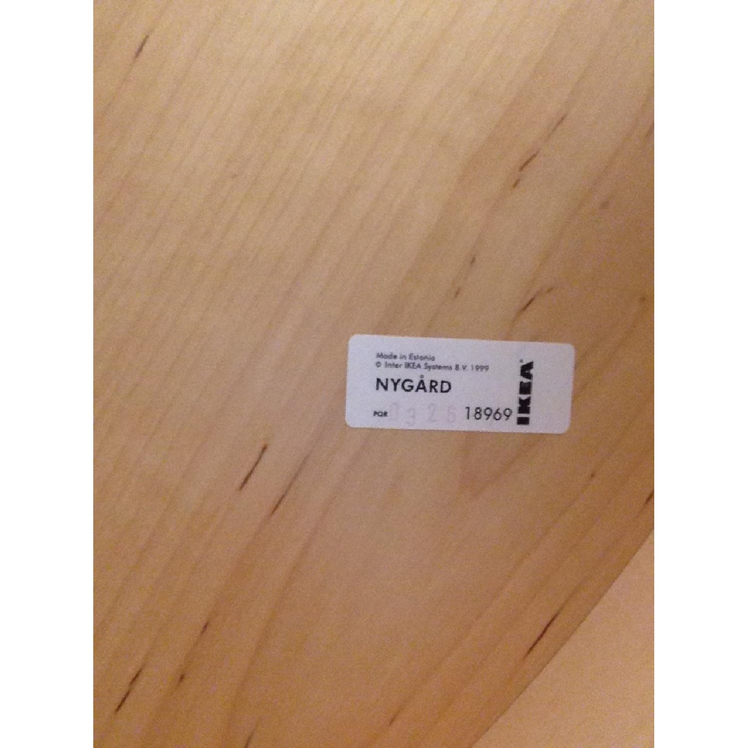 Ikea Bjursta Round Extendable Table in Birch Veneer - image-4