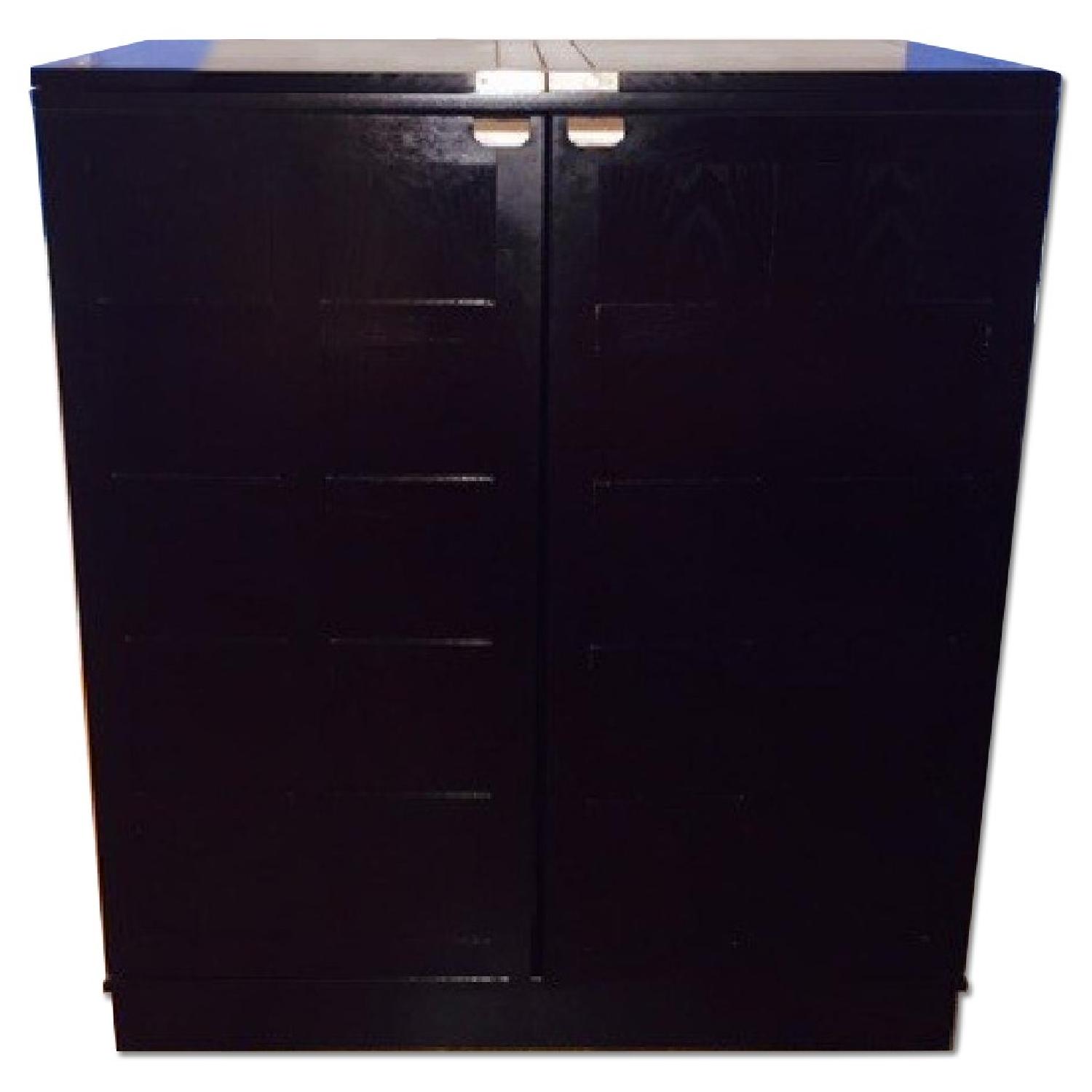 Crate & Barrel TV Stand + Bar Cabinet - image-6