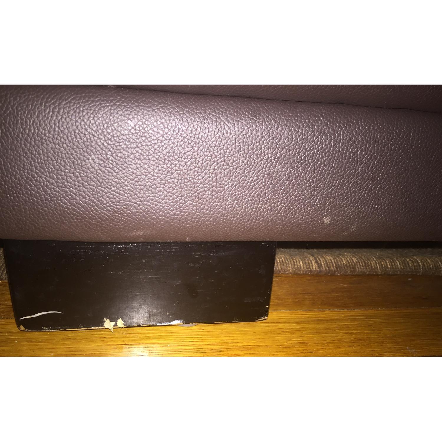 Baxton Studio Diana Dark Brown Leather Sectional Sofa - image-7