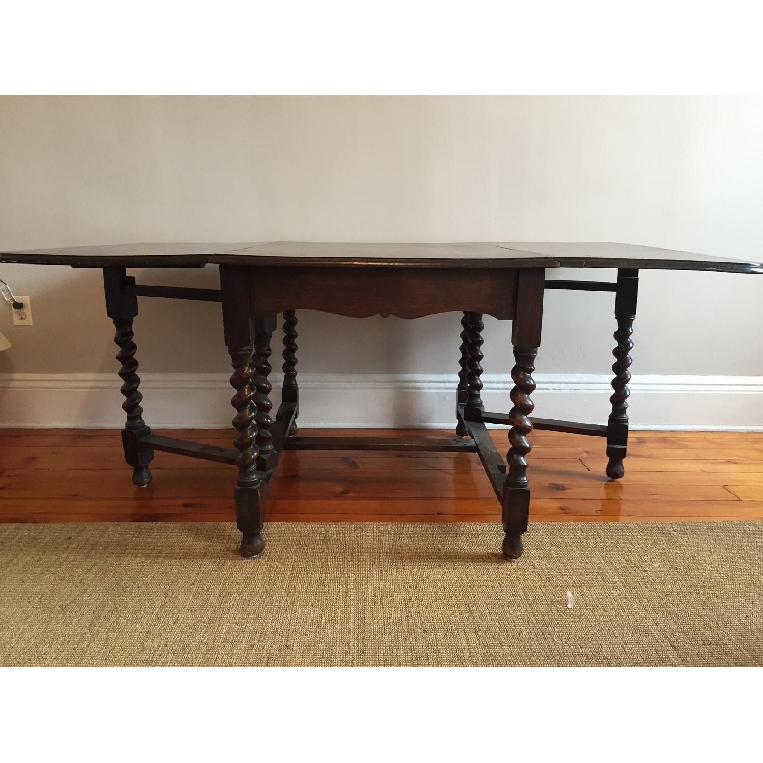 Antique Gate-Leg Table - image-1