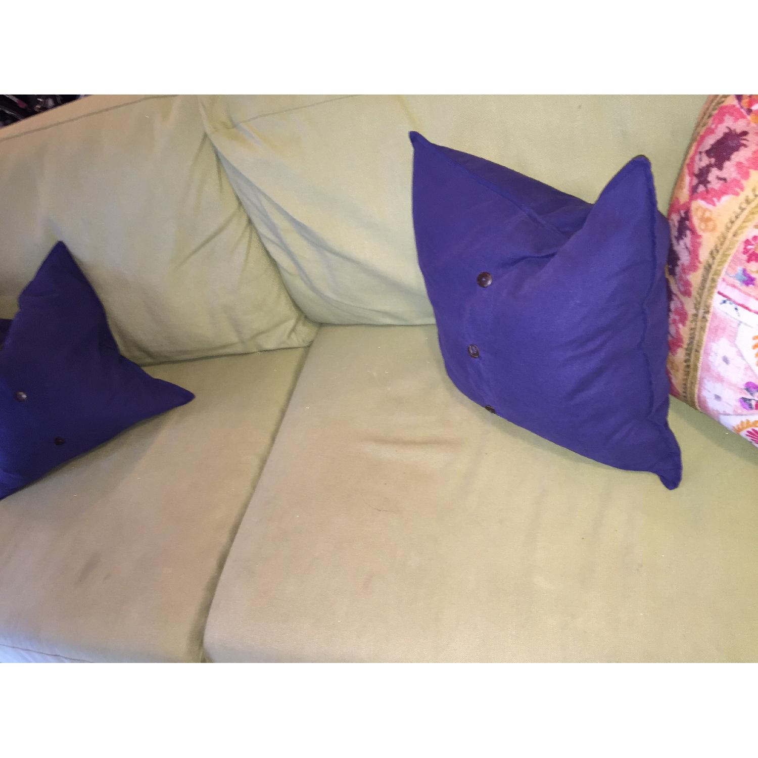 Ikea Slipcover Hovas Green Sofa - image-5