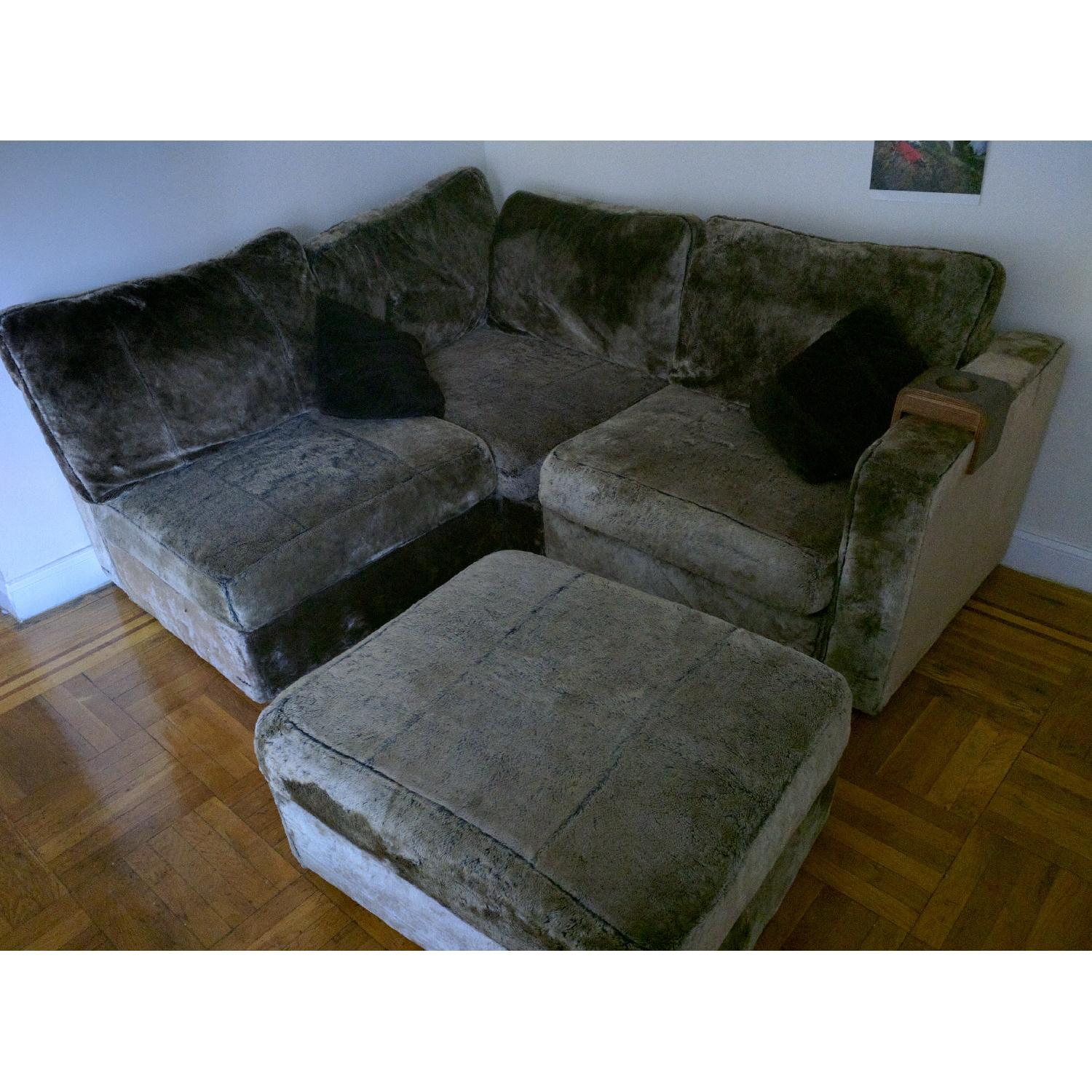 LoveSac Faux Mink Covered Sactional - image-2