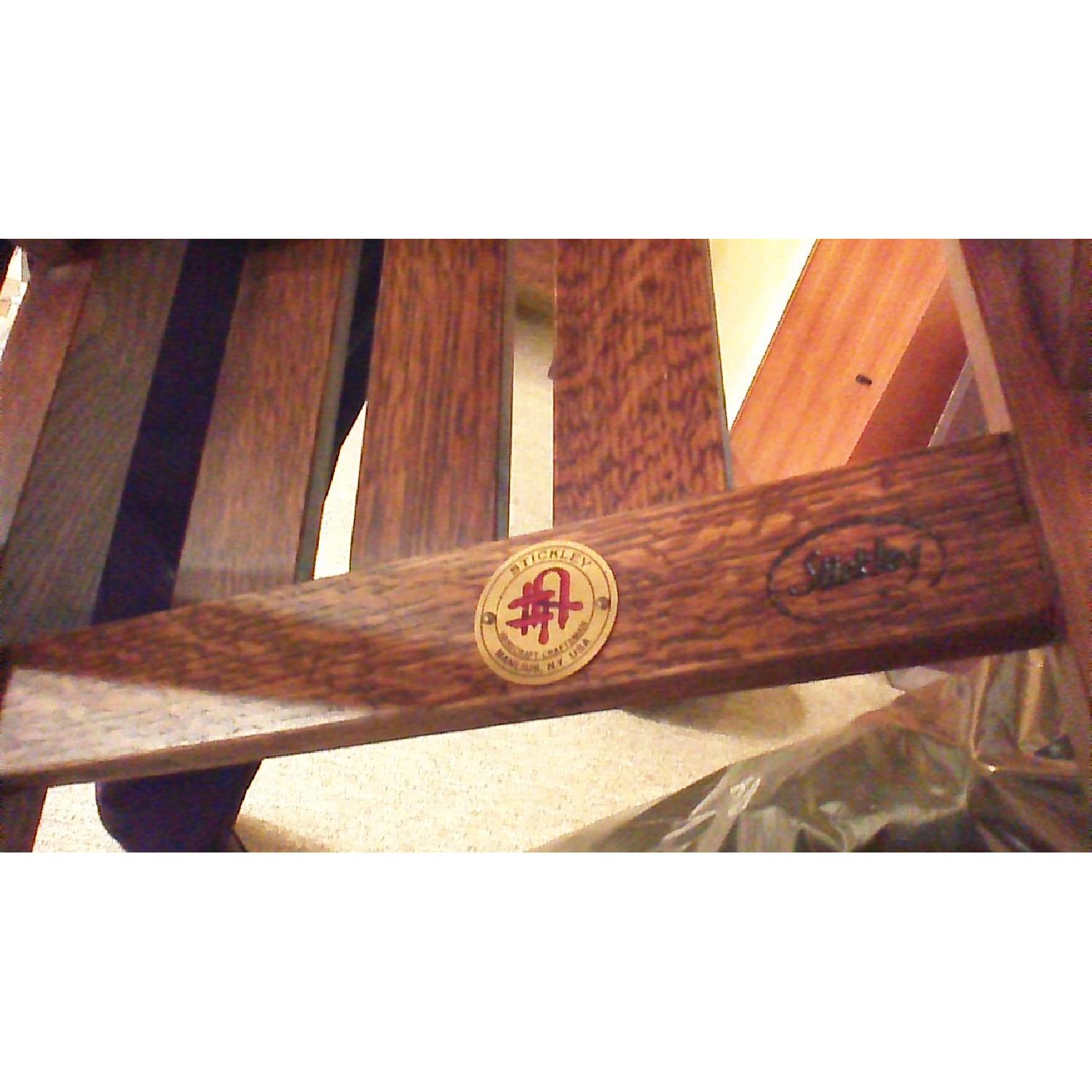 Stickley Mission Oak Settle Sofa - image-3