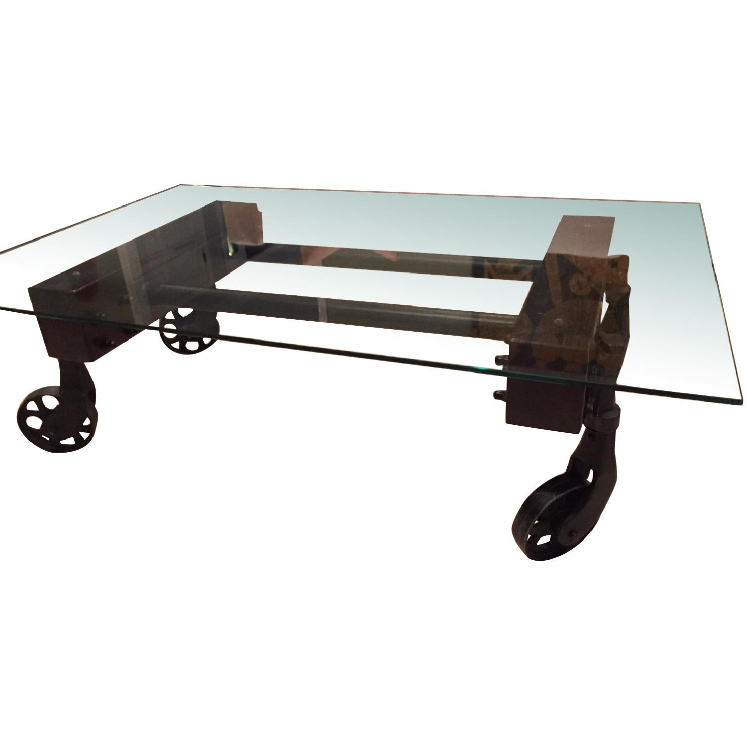 Arhaus Ralston Cart Coffee Table AptDeco