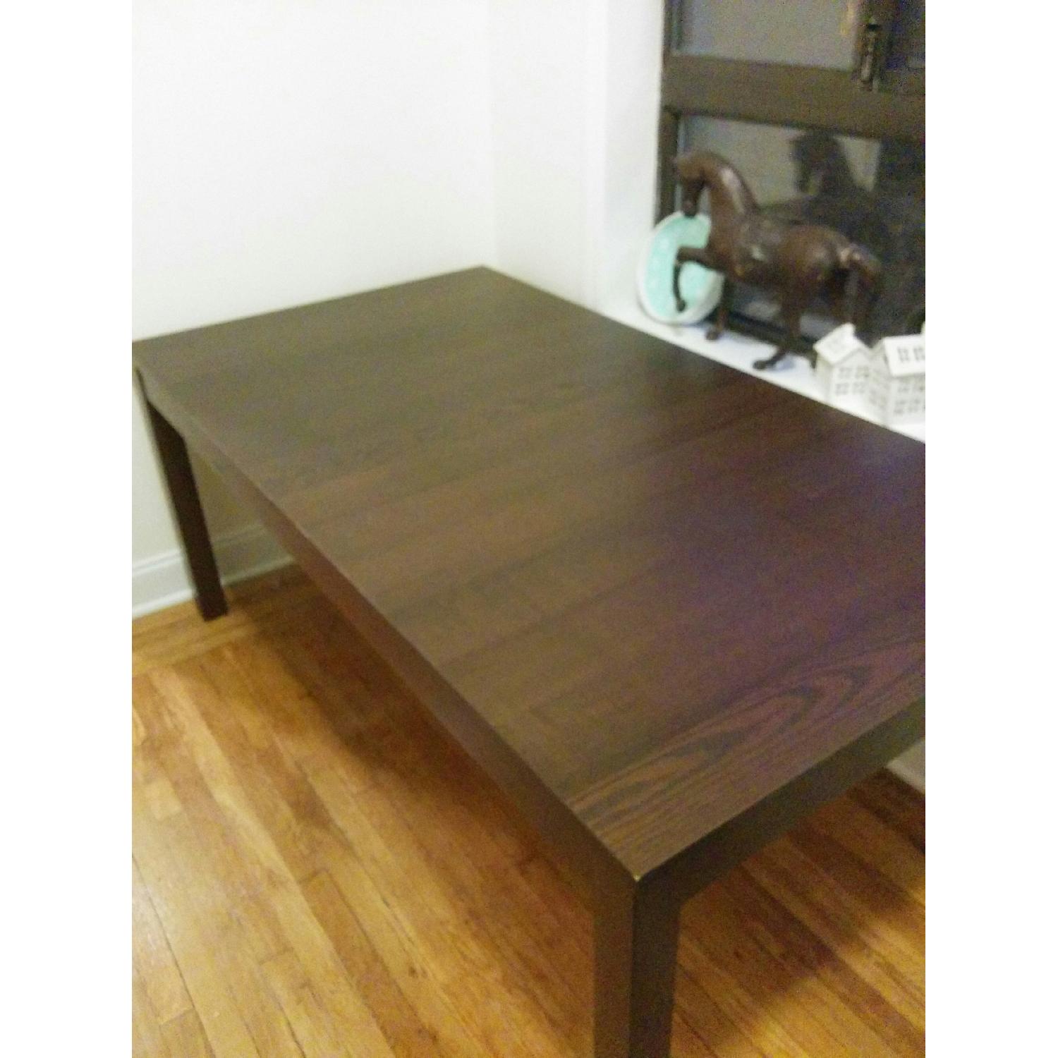 Ikea Bjursta Extendable Brown Dining Table - image-1