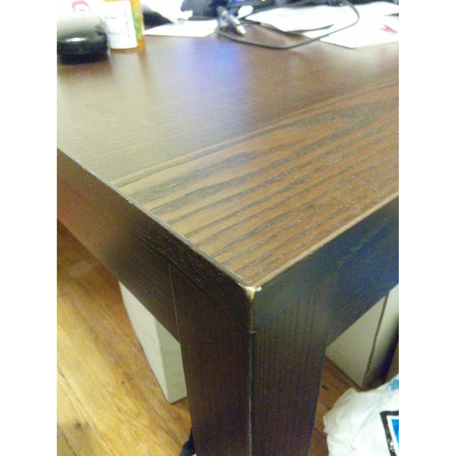 Ikea Bjursta Extendable Brown Dining Table - image-3