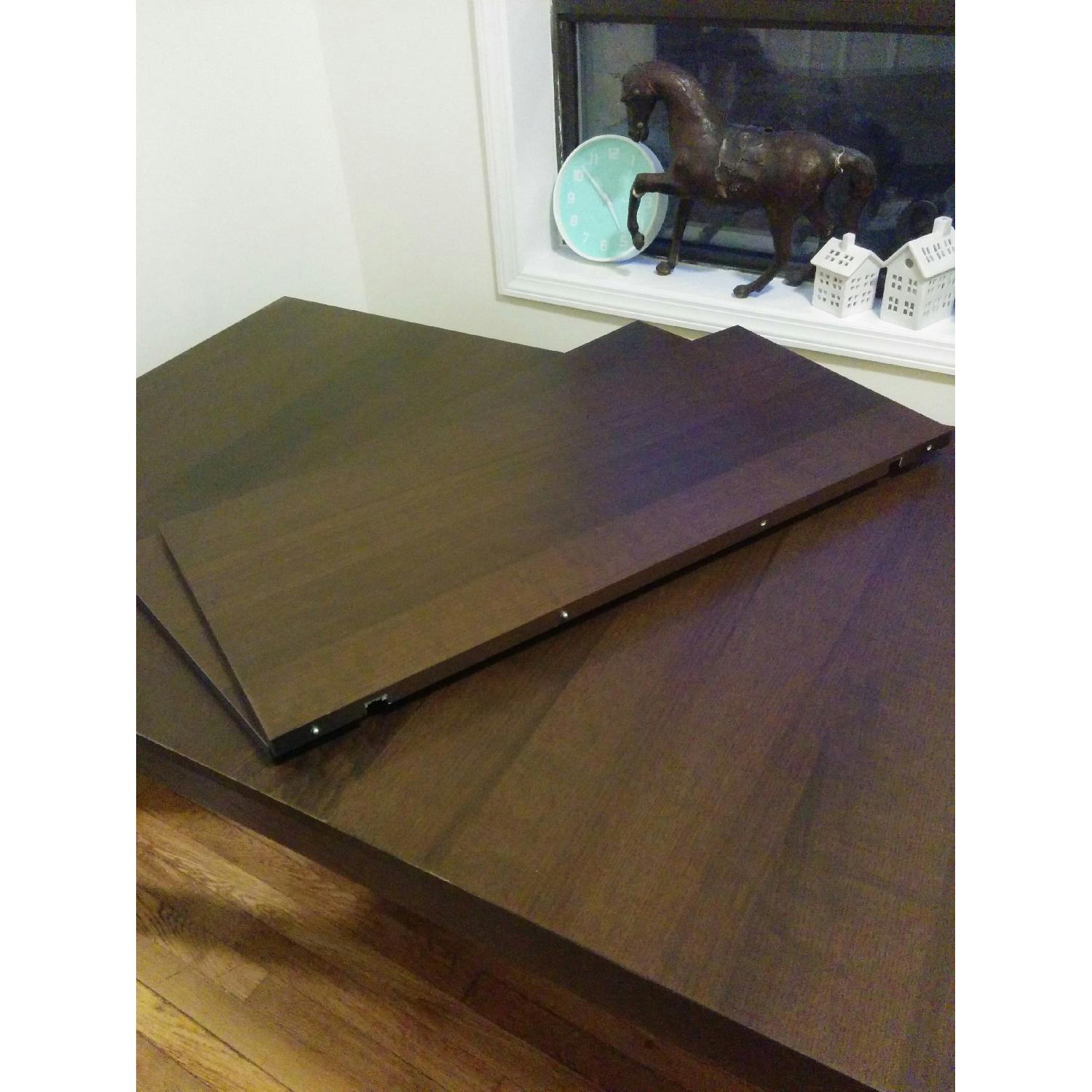 Ikea Bjursta Extendable Brown Dining Table - image-5