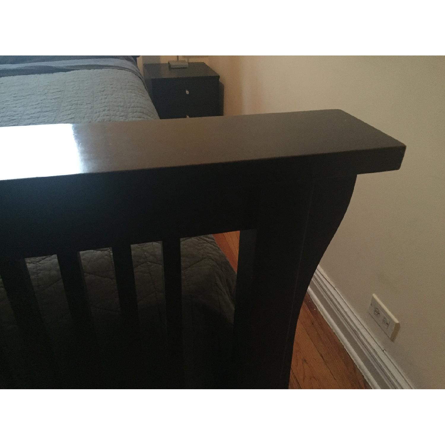 Brown Street Furniture Black Solid Cherry Arts & Crafts Queen Size Bed - image-6