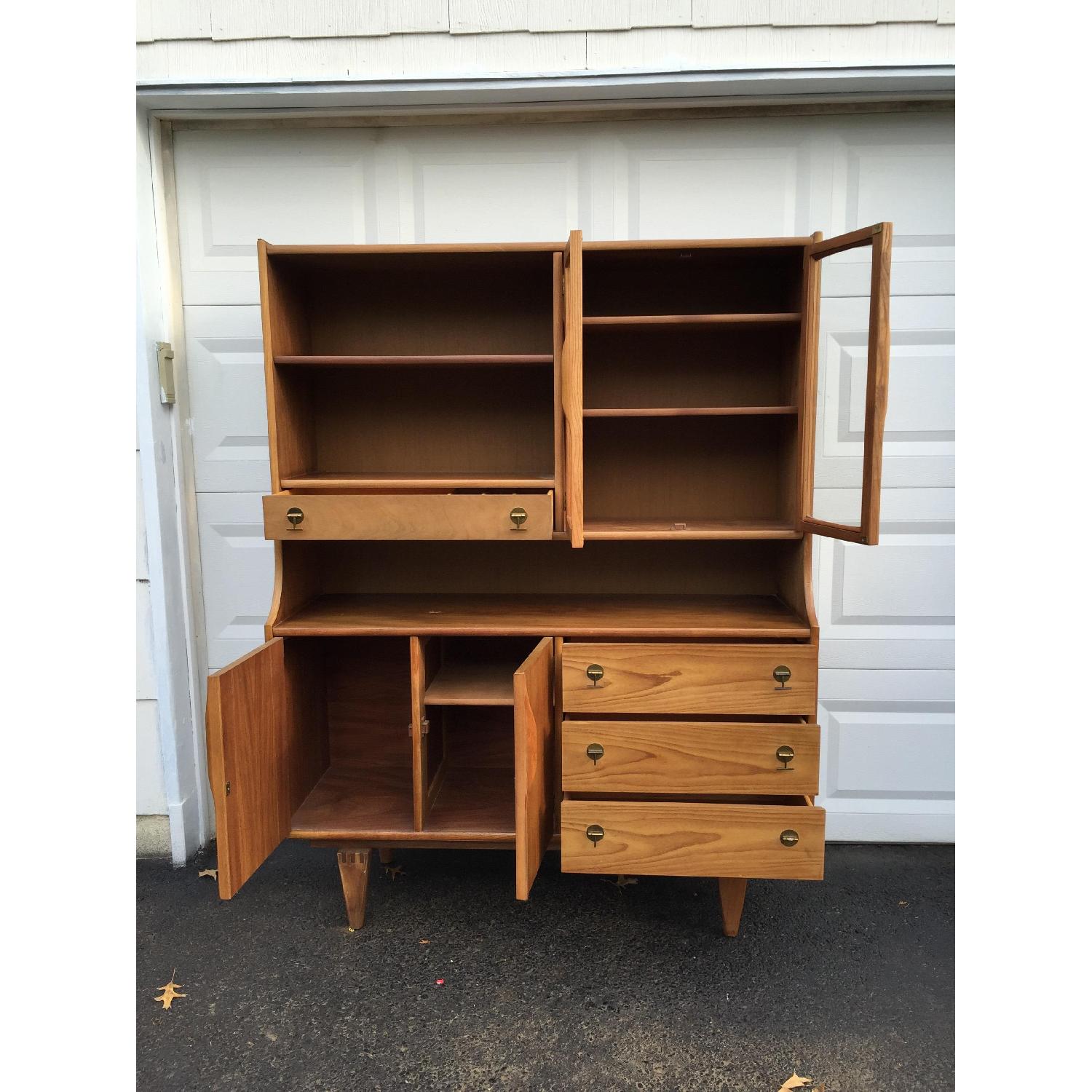 Stanley Furniture Mid Century Modern Kitchen Hutch Aptdeco