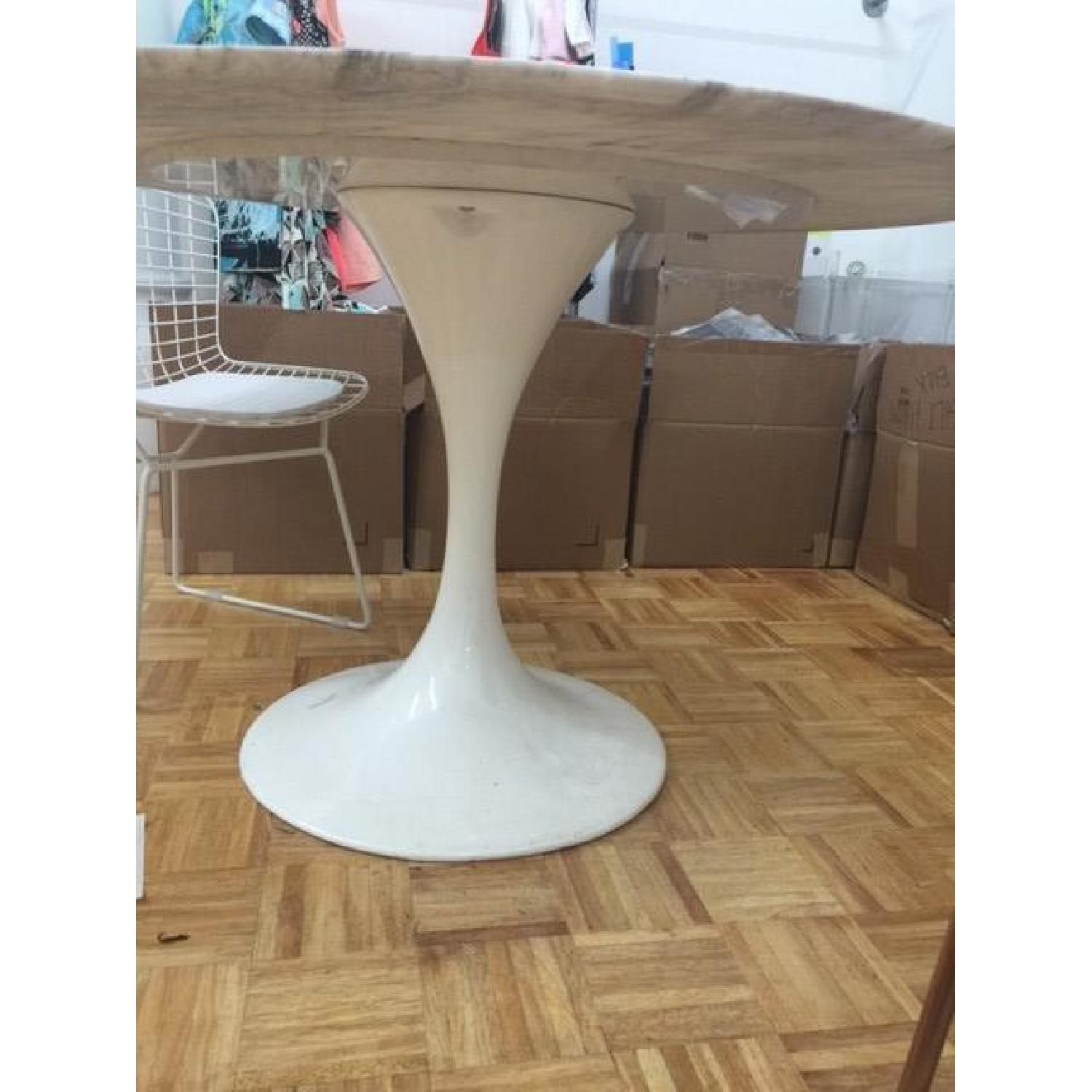 Lex Mod Lippa Faux Marble Dining Table In White - image-4