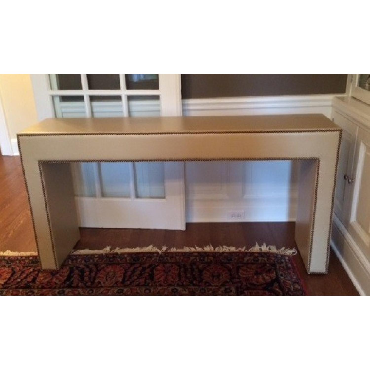 Upholstered Console Table - image-1