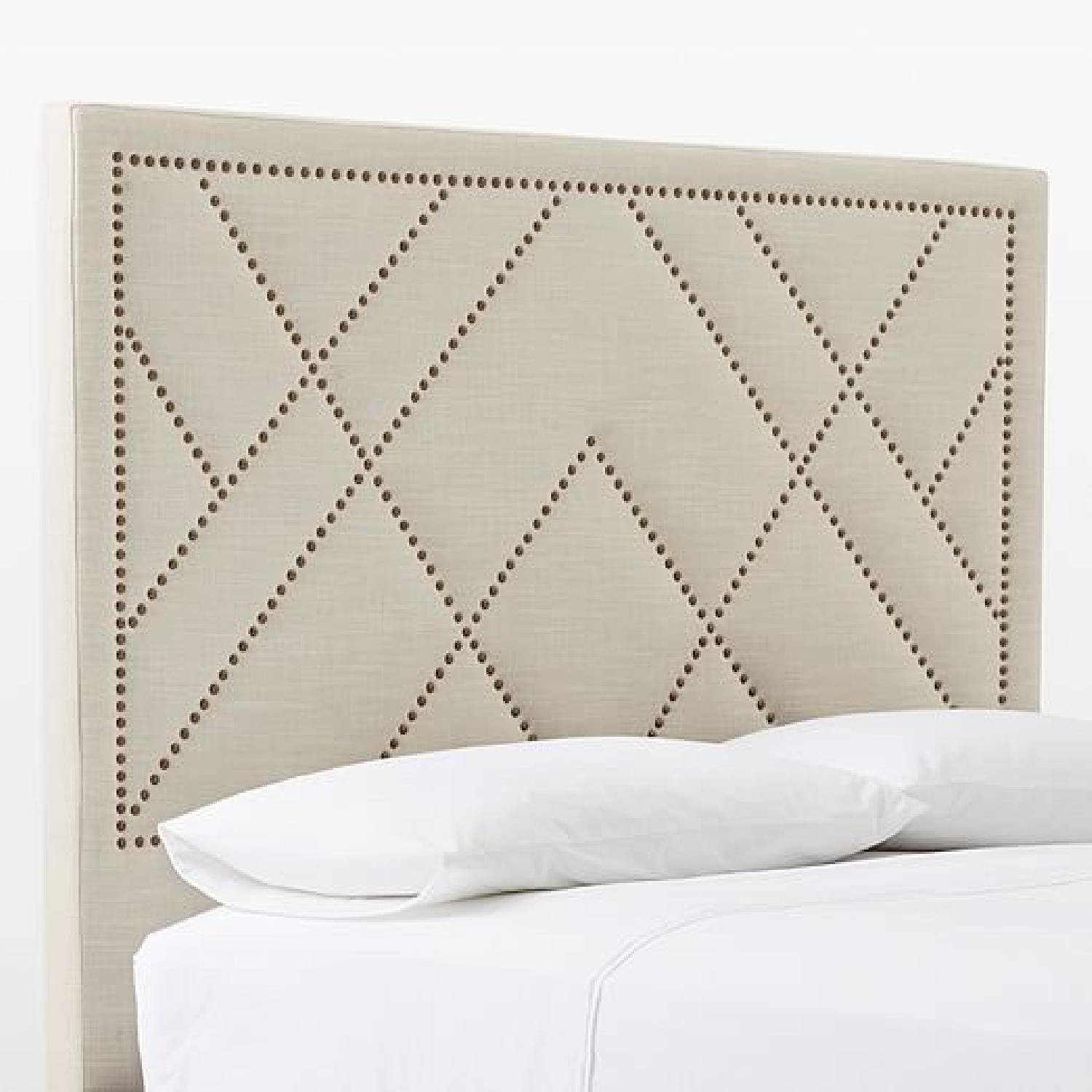 West Elm Nailhead Headboard - image-2