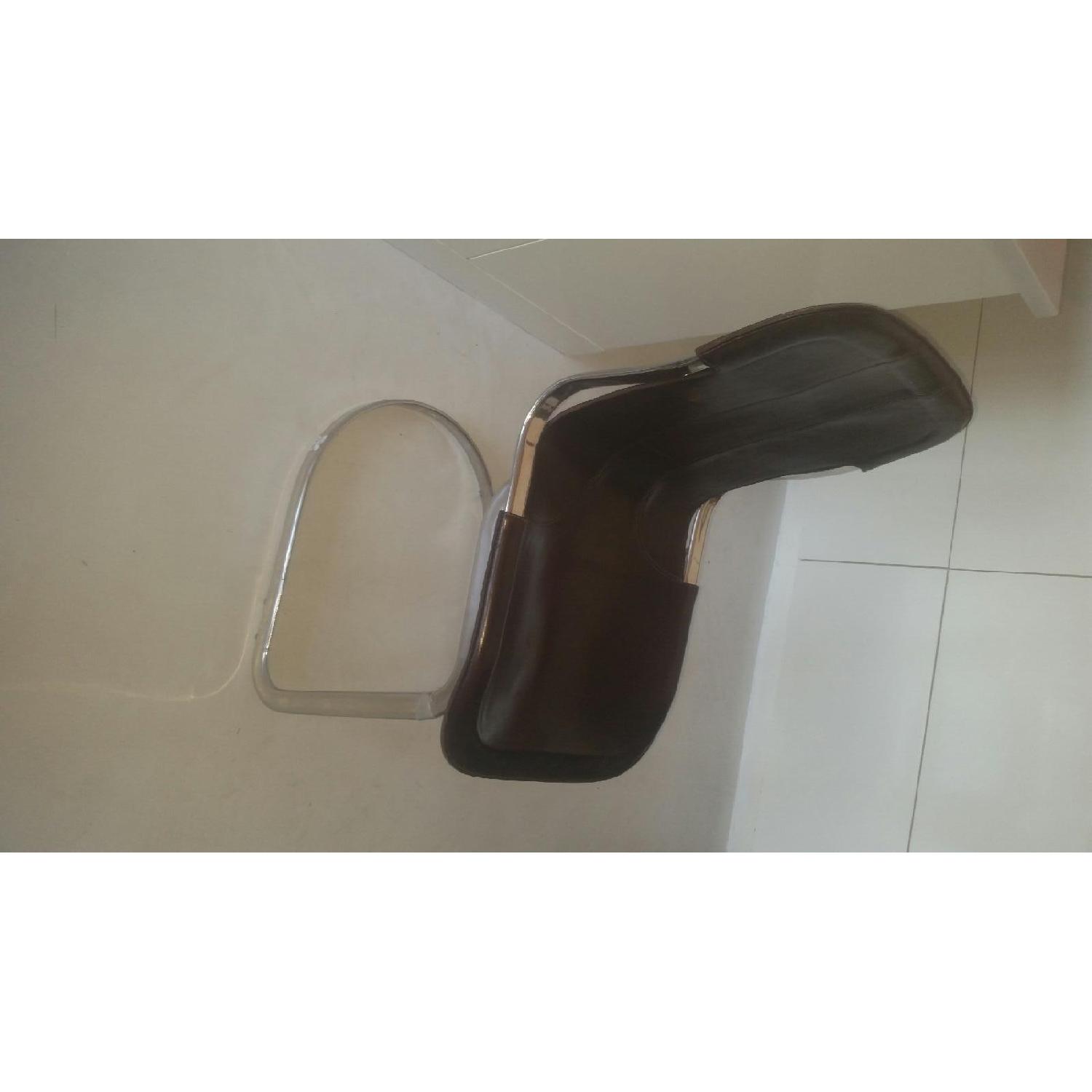 Restoration Hardware Office Leather Chair - image-2