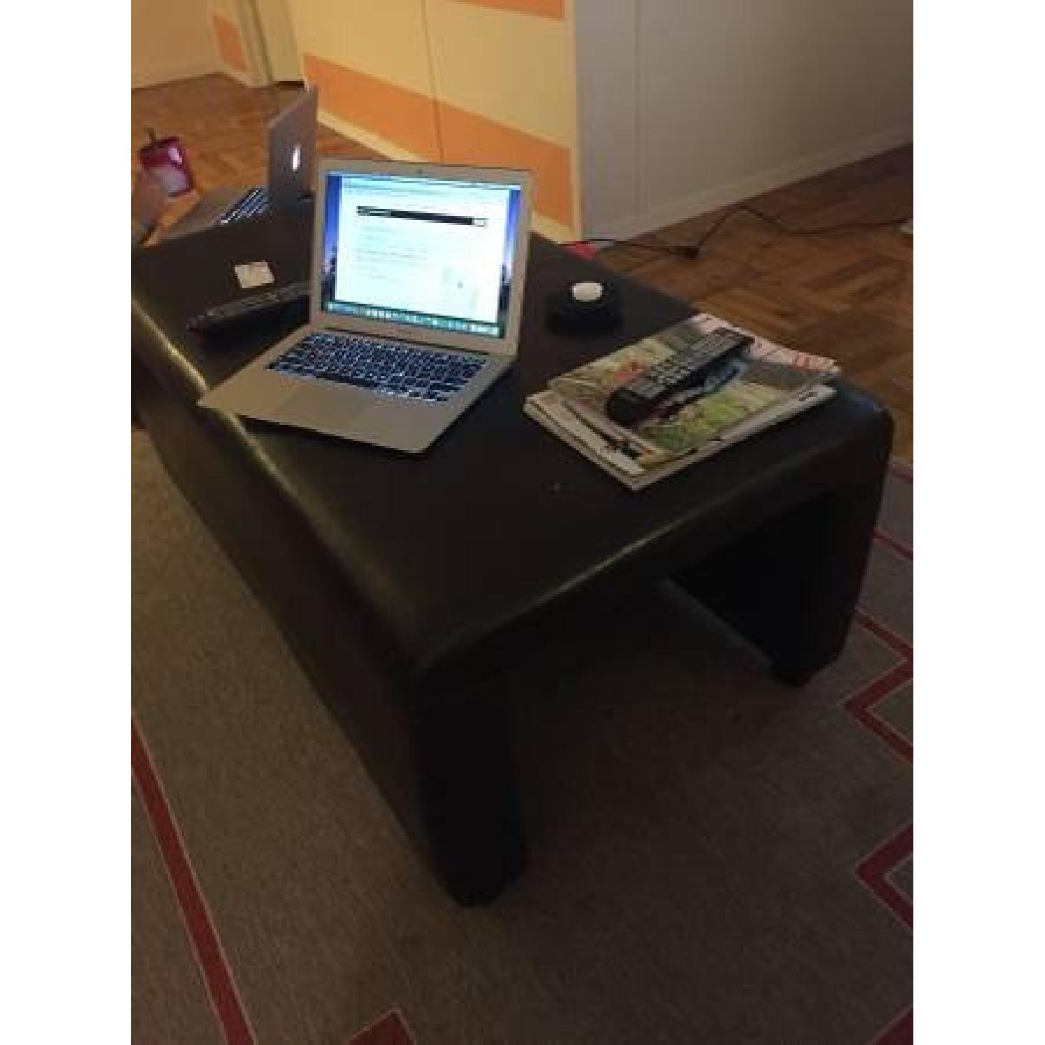 Bob's Black Coffee Table w/ Removable Storage Cubes - image-1