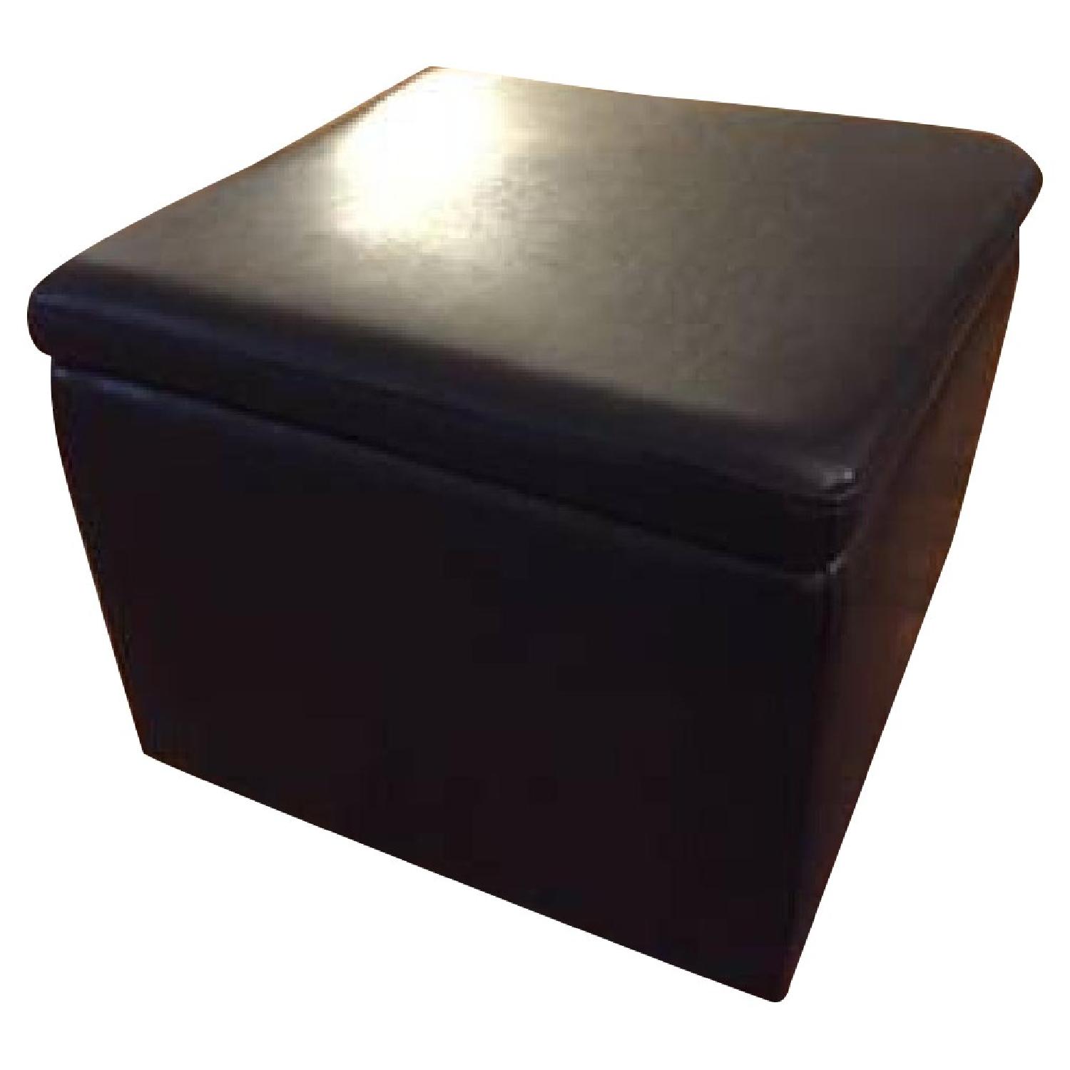 Bob's Black Coffee Table w/ Removable Storage Cubes - image-6