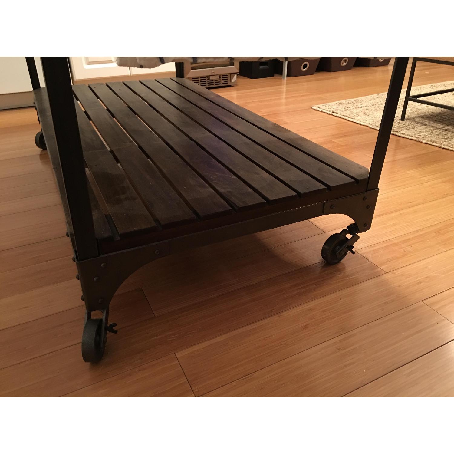 World Market Wood and Metal Jackson Kitchen Cart - image-2