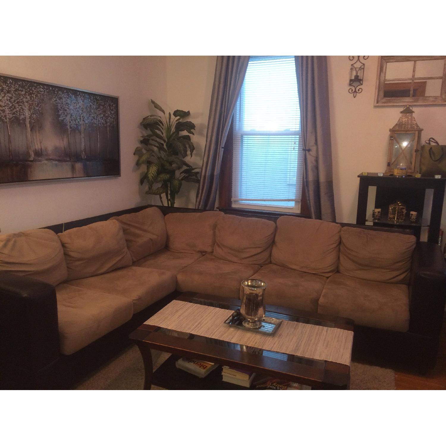 Jennifer Convertibles Sectional Couch - image-1