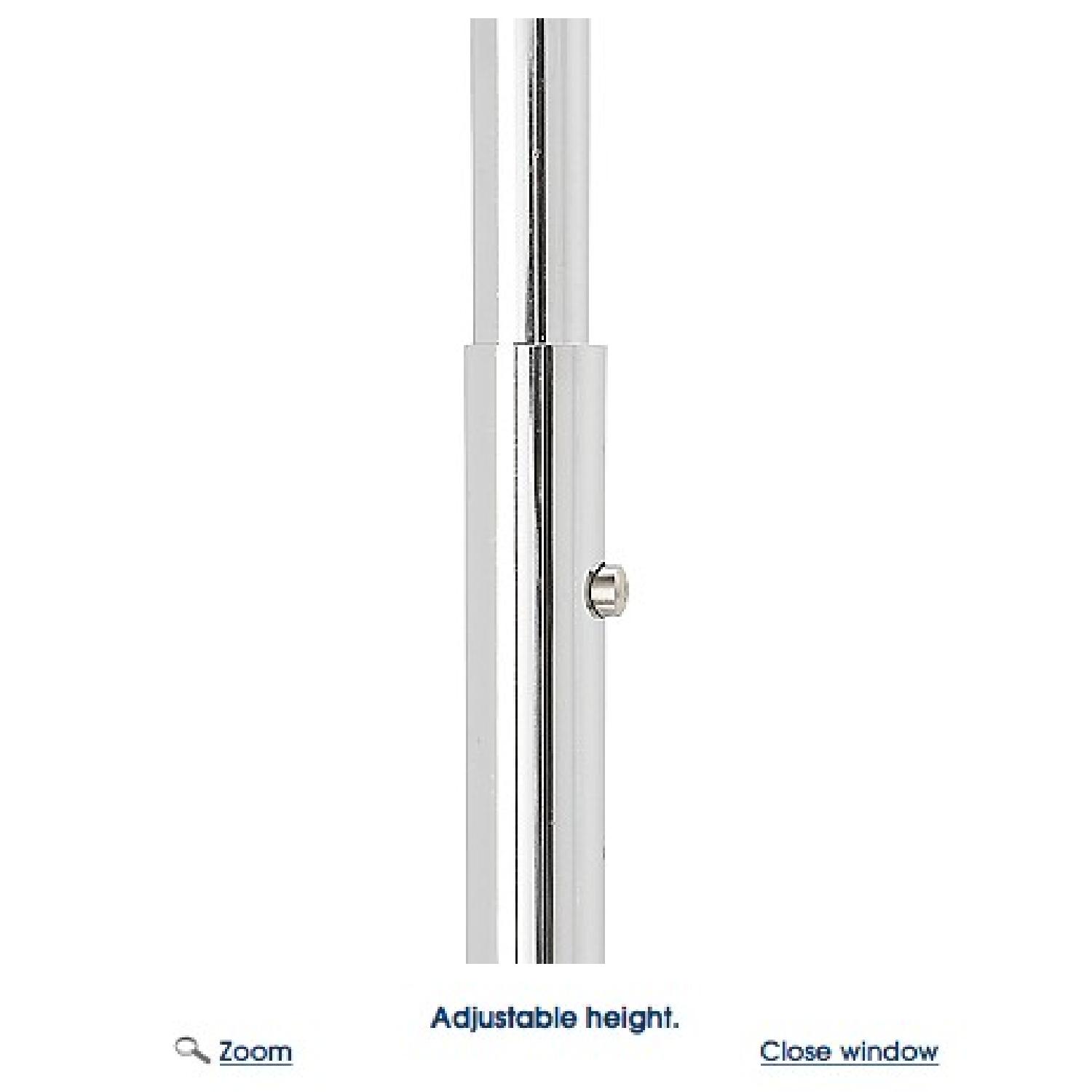 Uline Single Rolling Clothes Rack- Silver - image-5