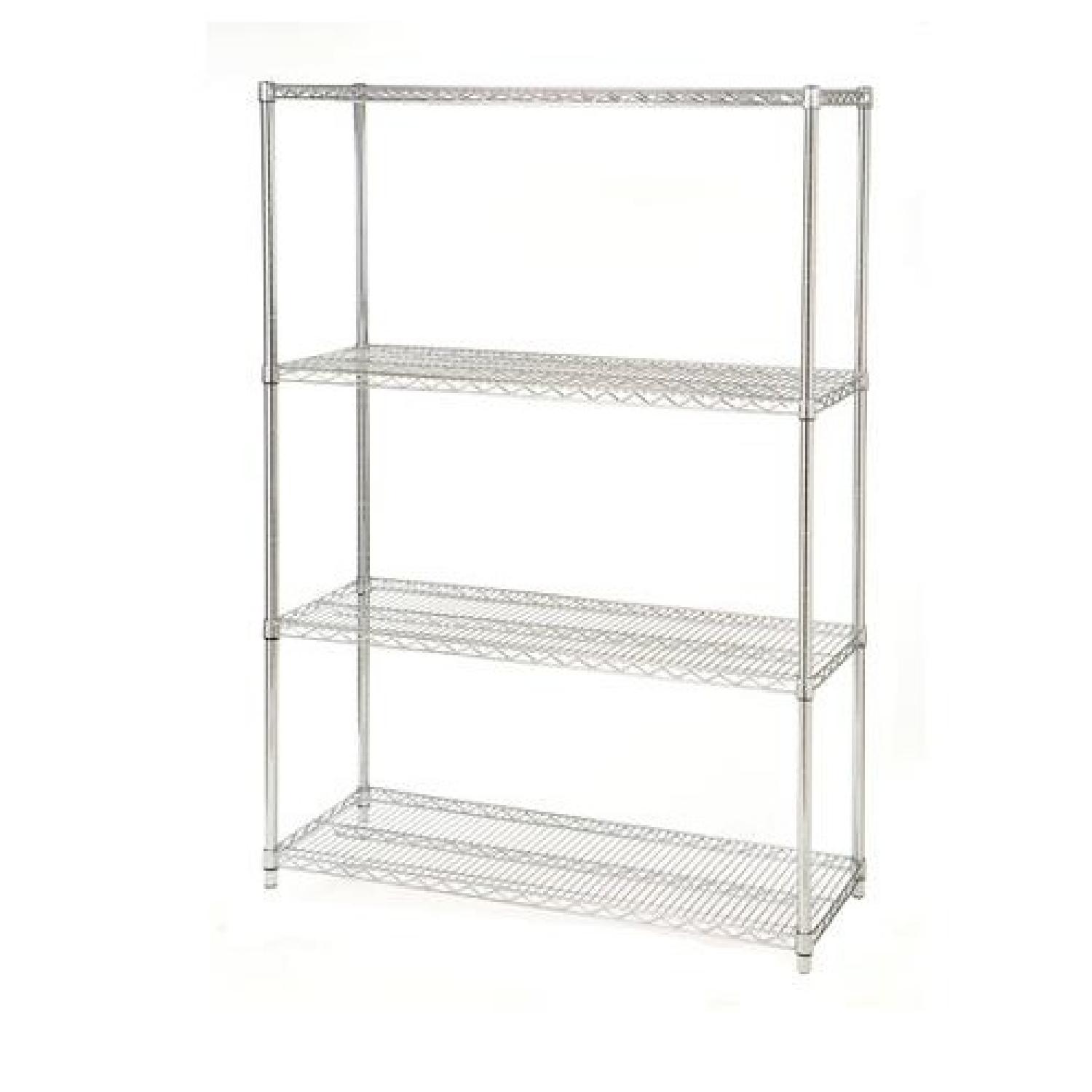 Seville Classics 4 Shelf Steel Wire Shelving System - image-5