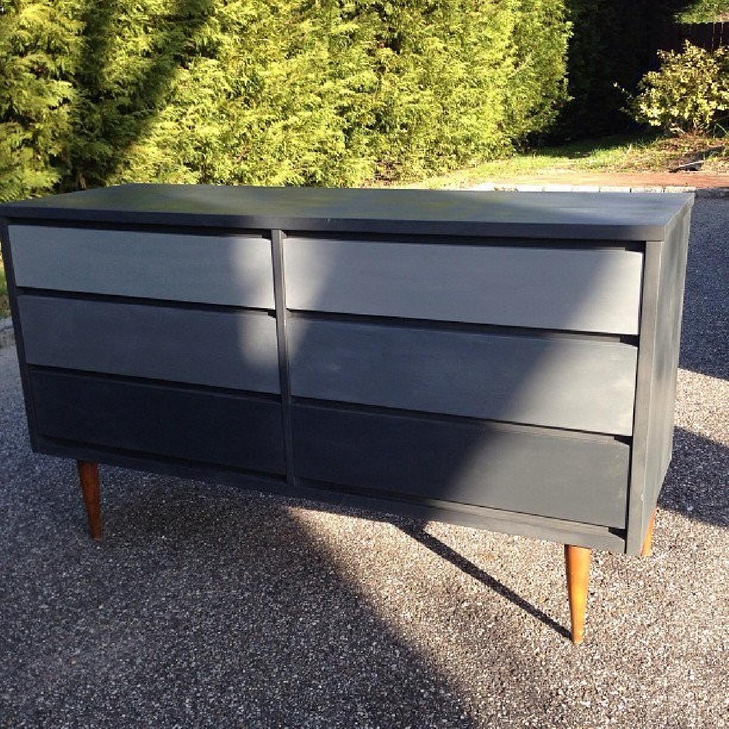 Bassett Mid-Century Modern Blue Dresser - image-1