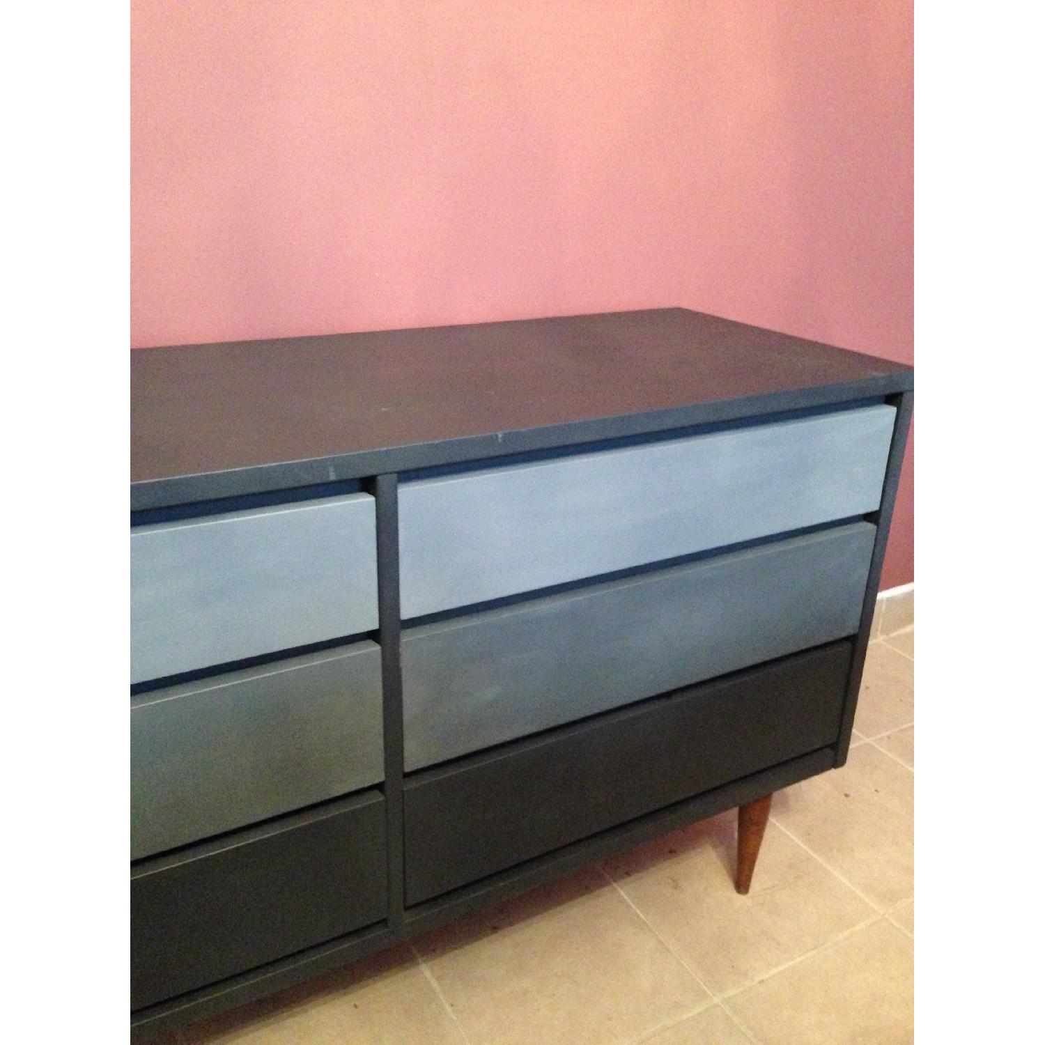 Bassett Mid-Century Modern Blue Dresser - image-2