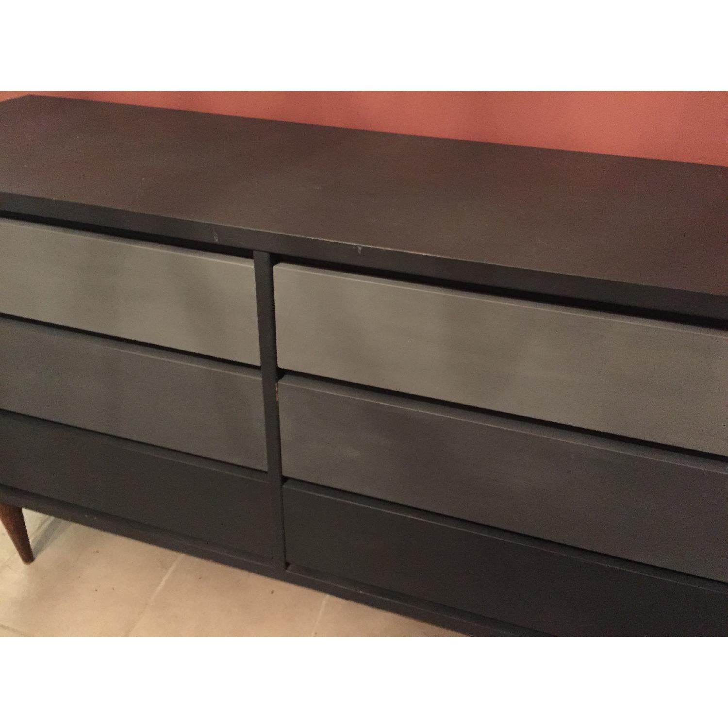 Bassett Mid-Century Modern Blue Dresser - image-3