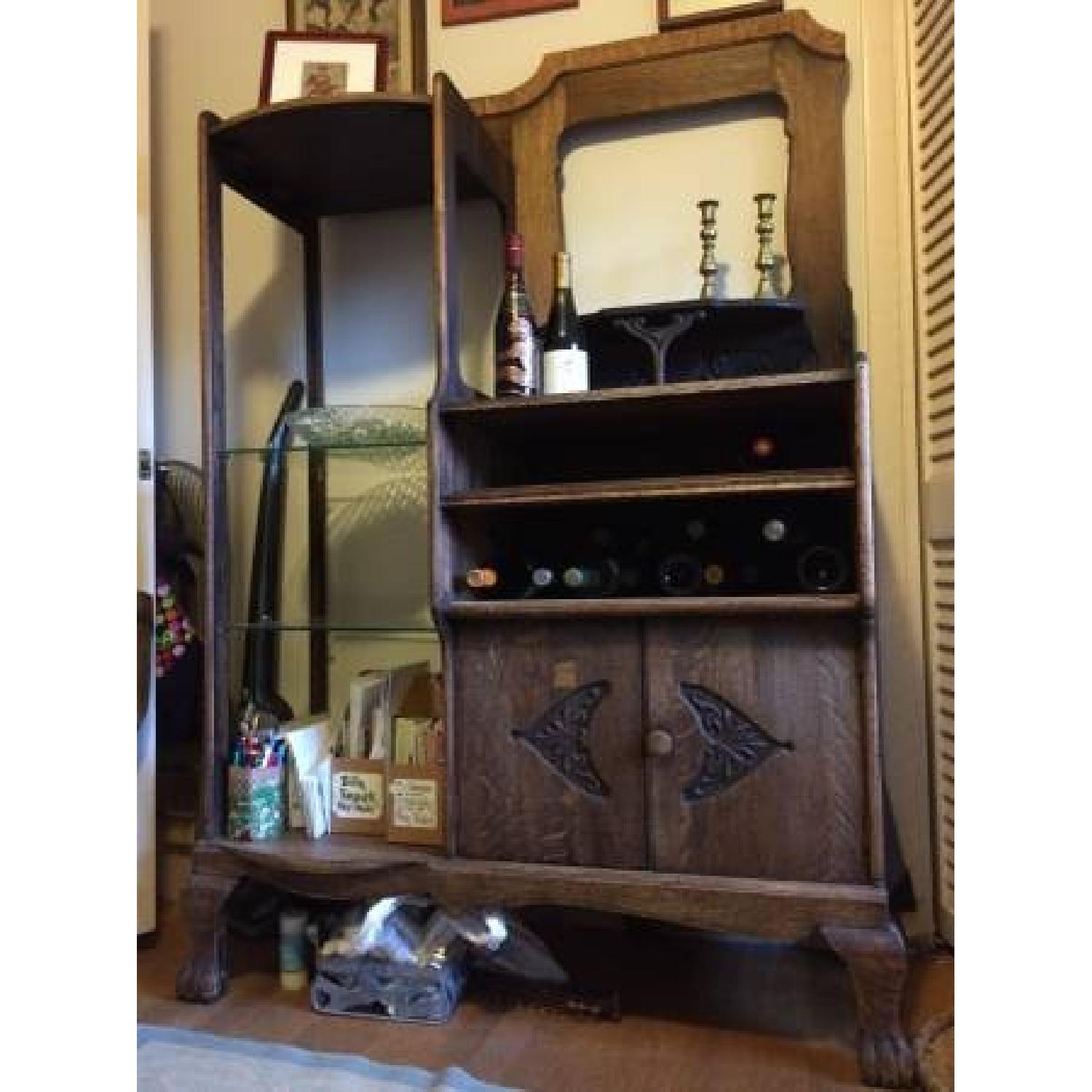 Antique Oak Victorian SidebySide AptDeco