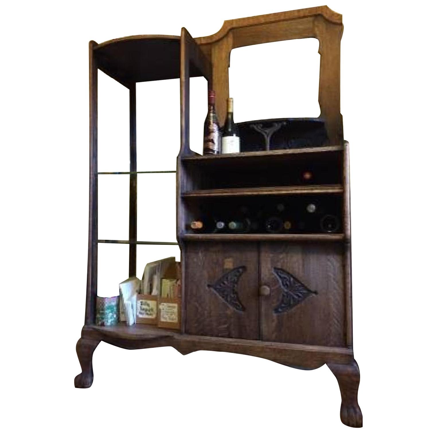 Antique Oak Victorian SidebySide AptDeco